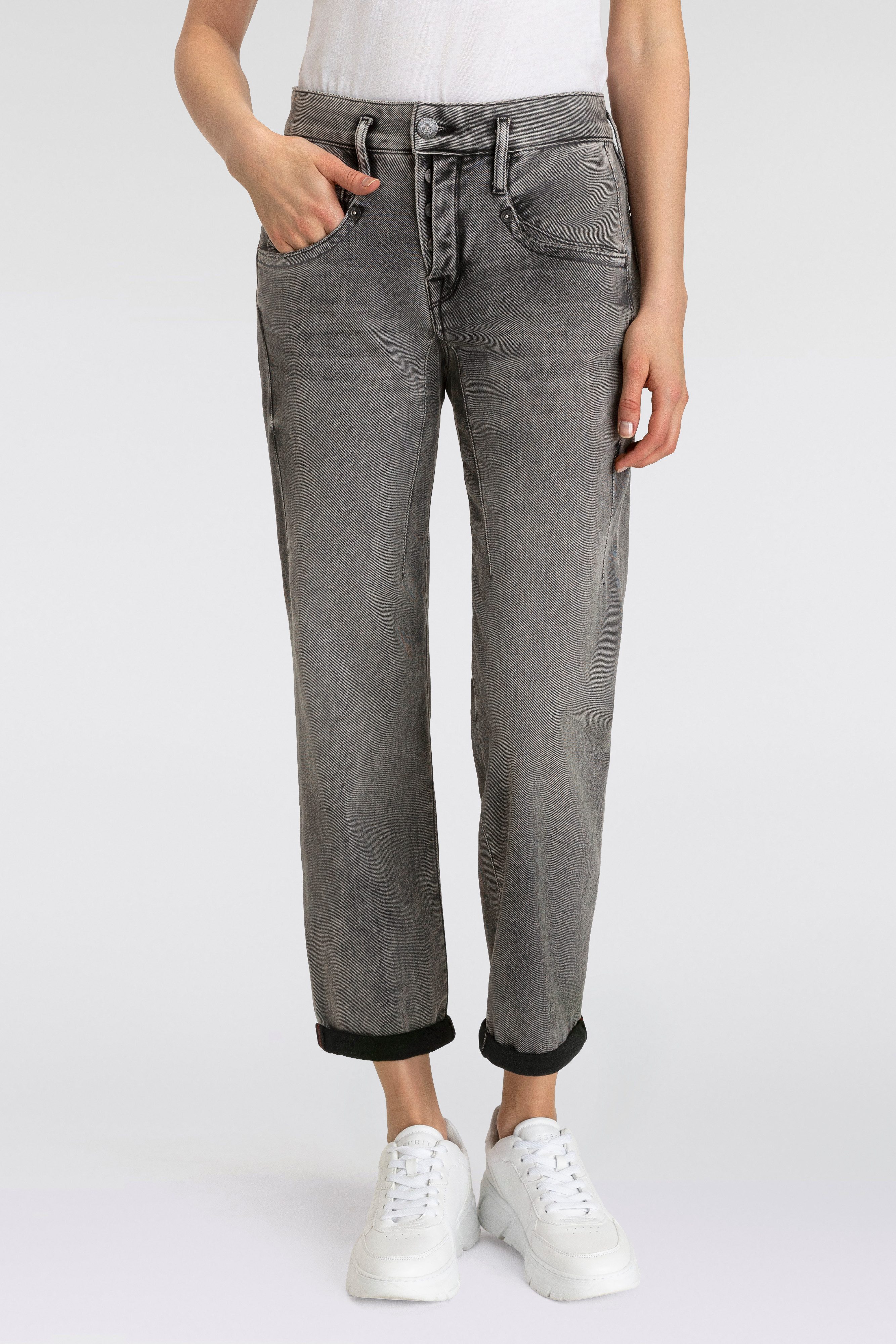 Herrlicher 5-Pocket-Jeans Shyra Tap Organic Denim günstig online kaufen