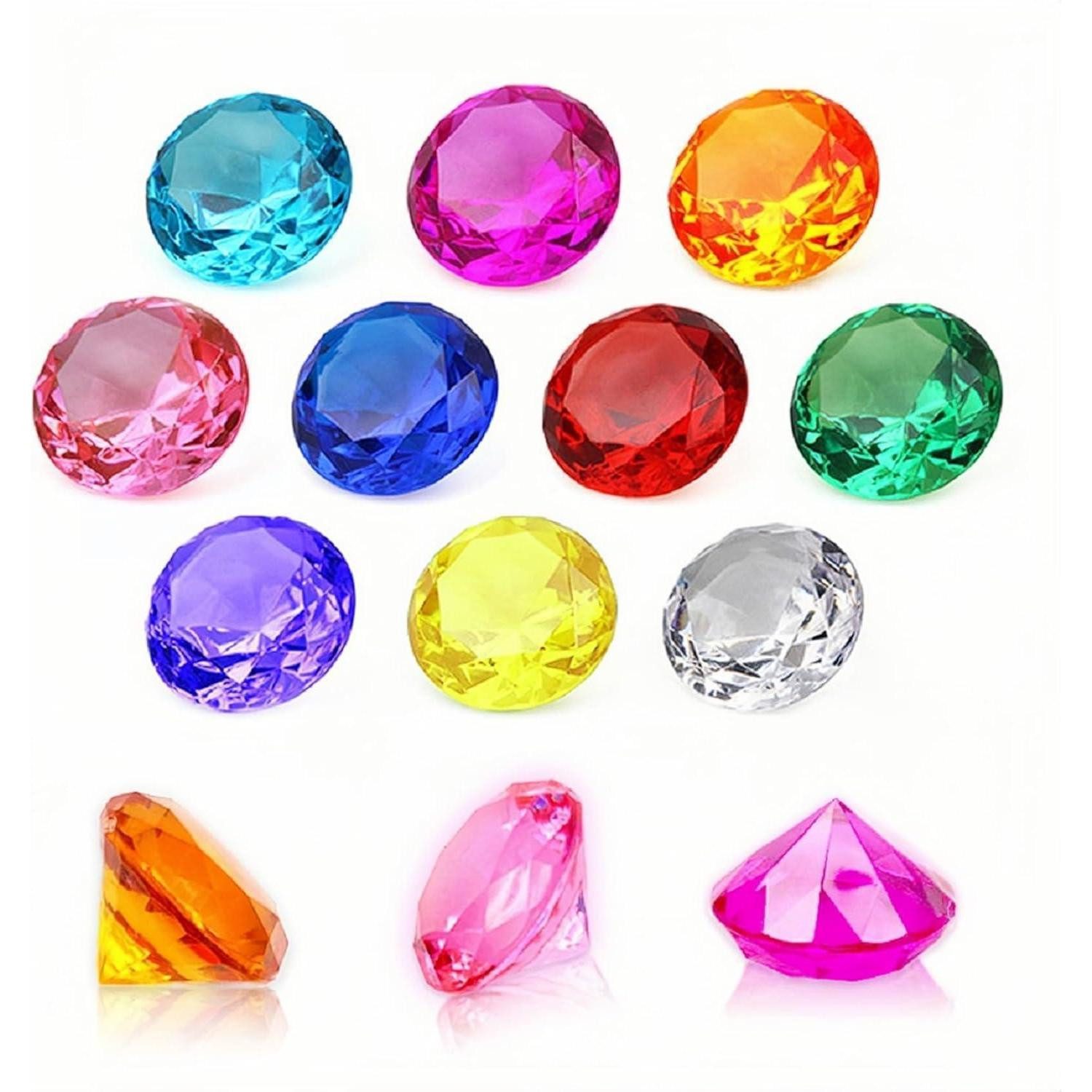 Edelstein Kinder Diamant Edelstein Spielzeug 20stk Schatzsuche Ostereier