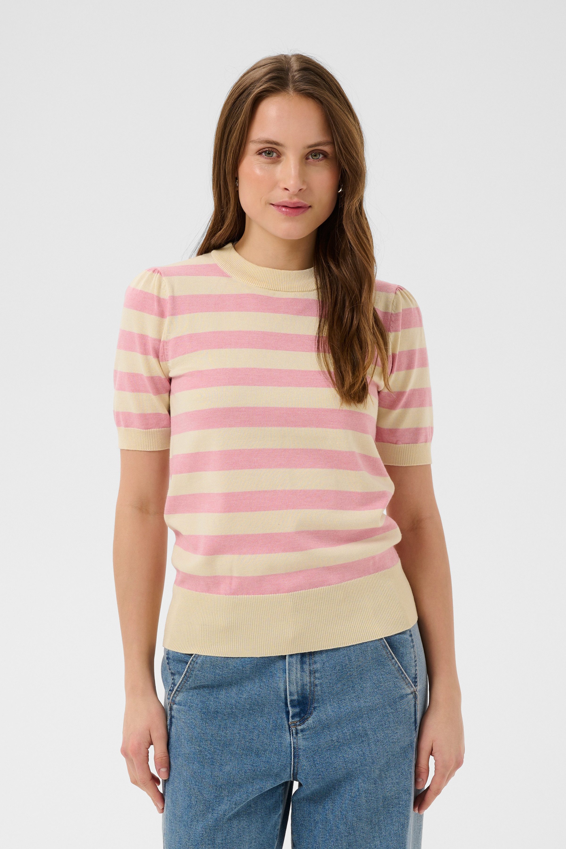 Saint Tropez Strickpullover MilaSZ SS Block Stripe Pullover