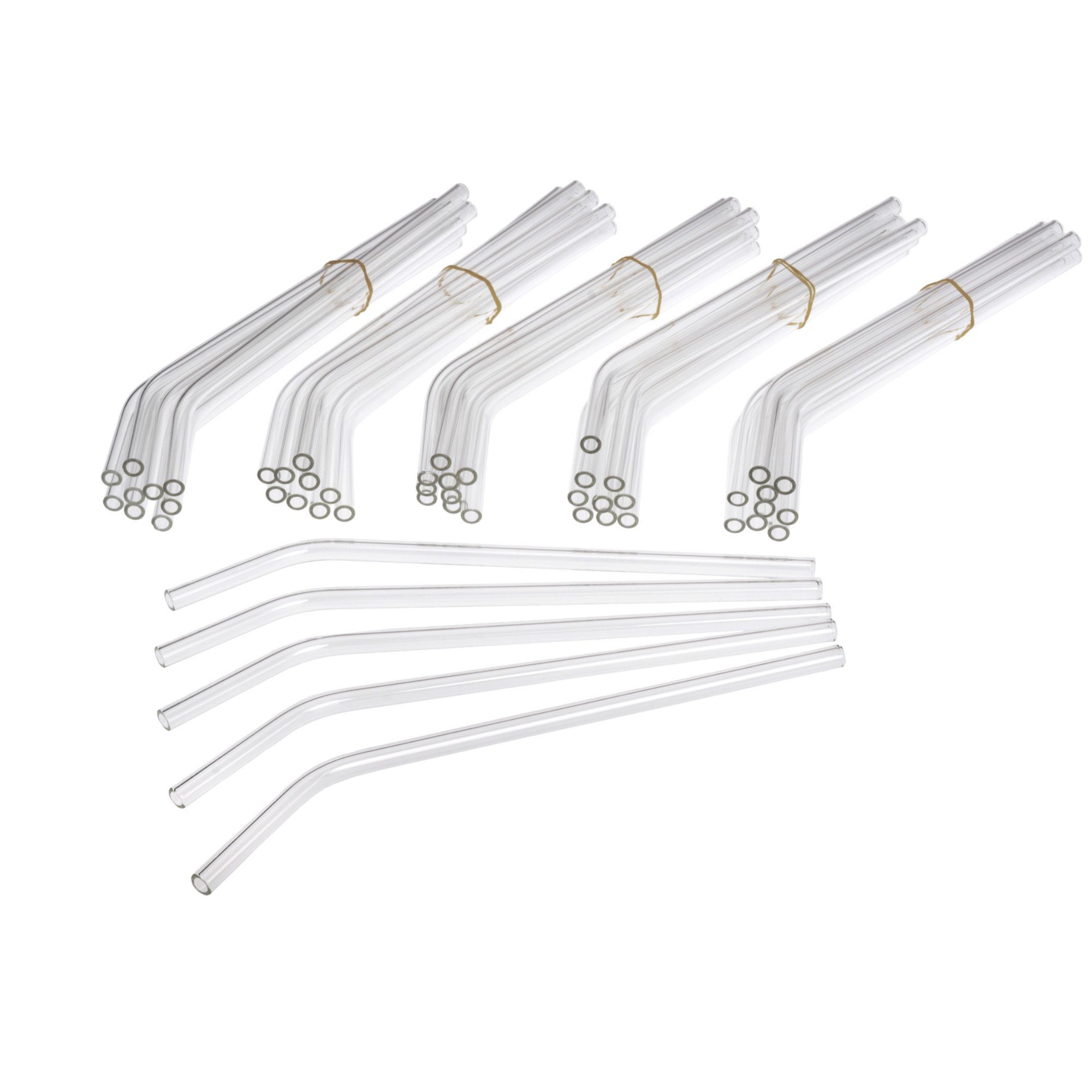 GRÄWE Trinkhalme GRÄWE Trinkhalme Hartglas, 50 Stück