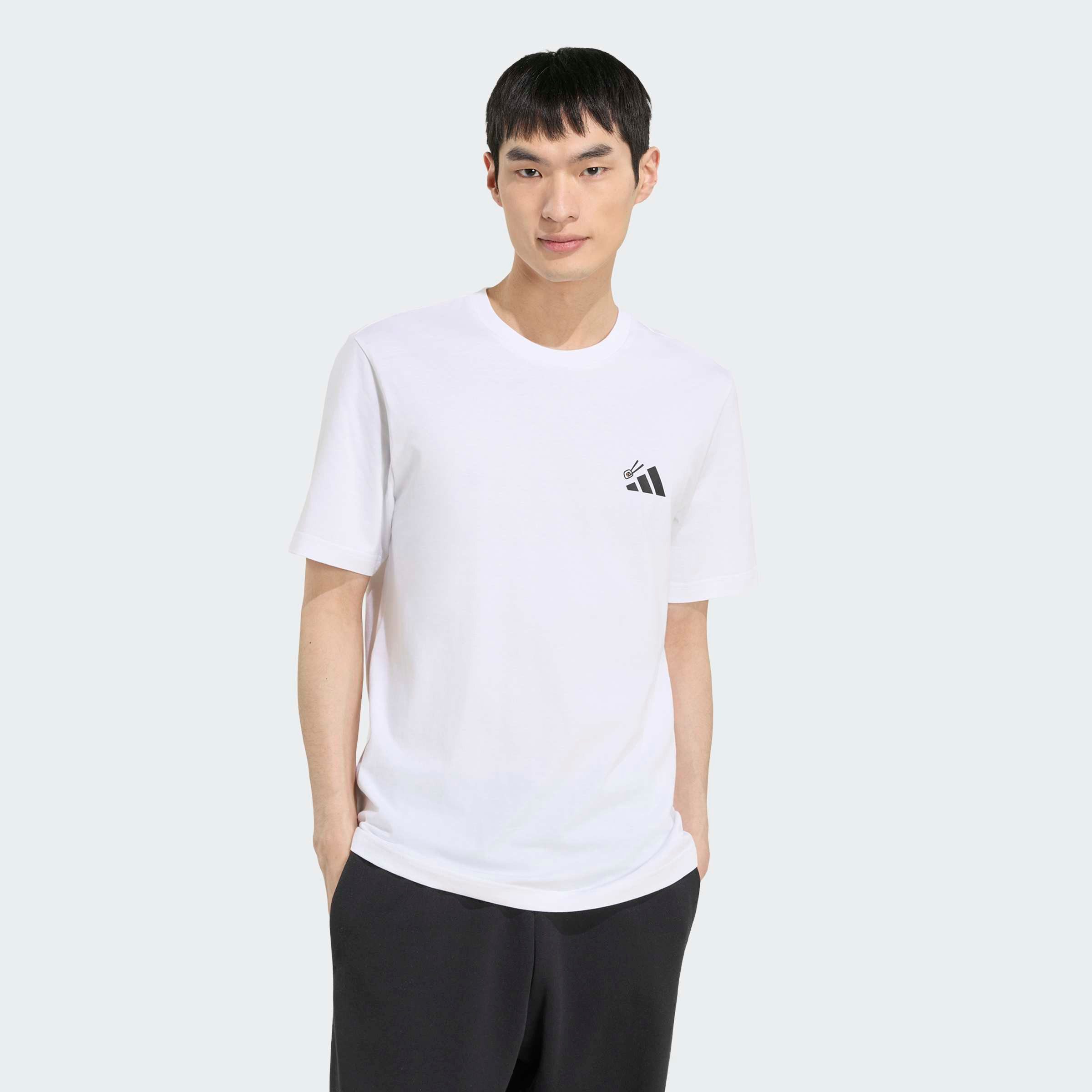 adidas Sportswear T-Shirt M SUSHI T aus Baumwolle, für Erwachsene, mit Basic-Design