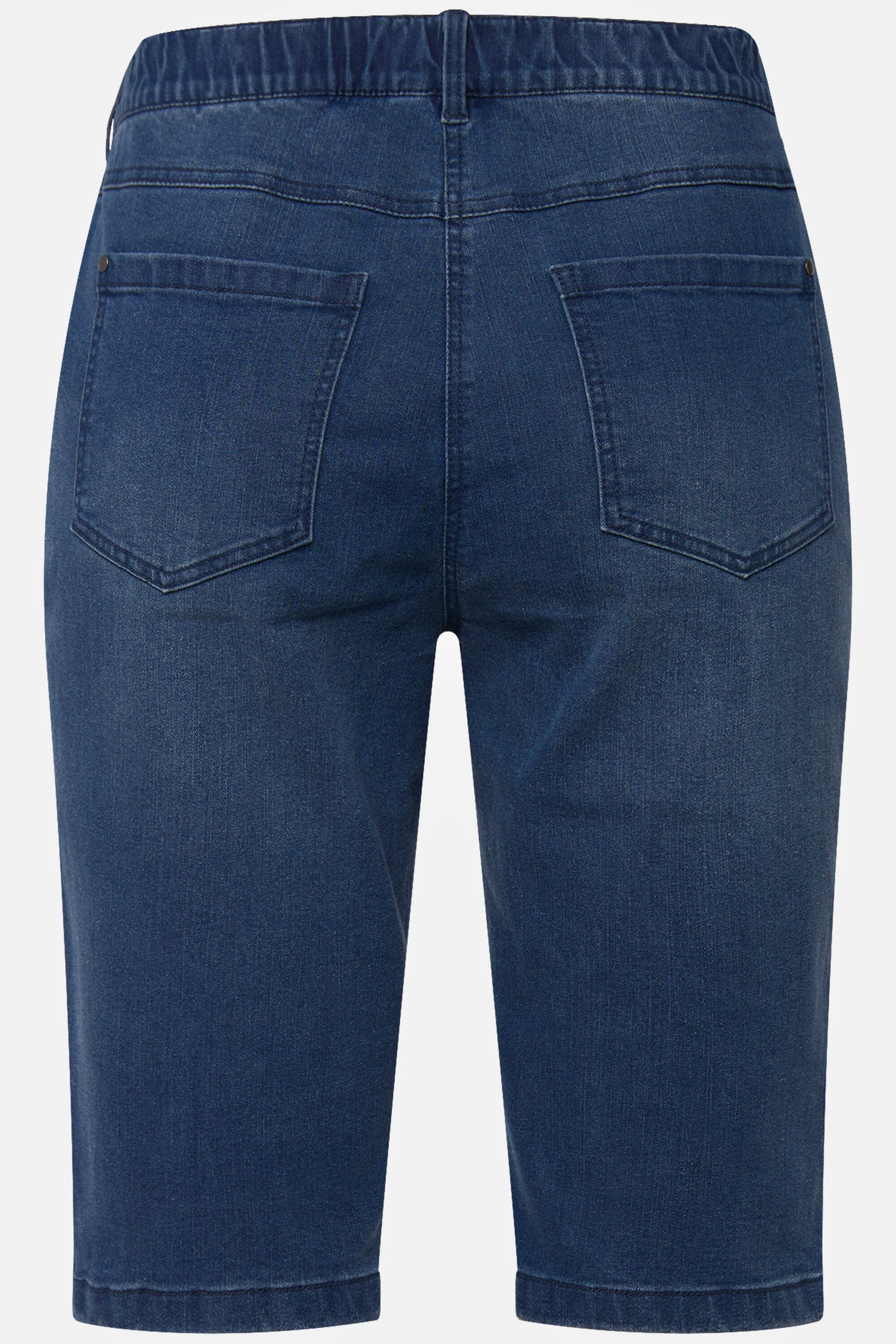 Ulla Popken Bermudas Jeansbermuda Mandy 5-Pocket-Form Komfortbund