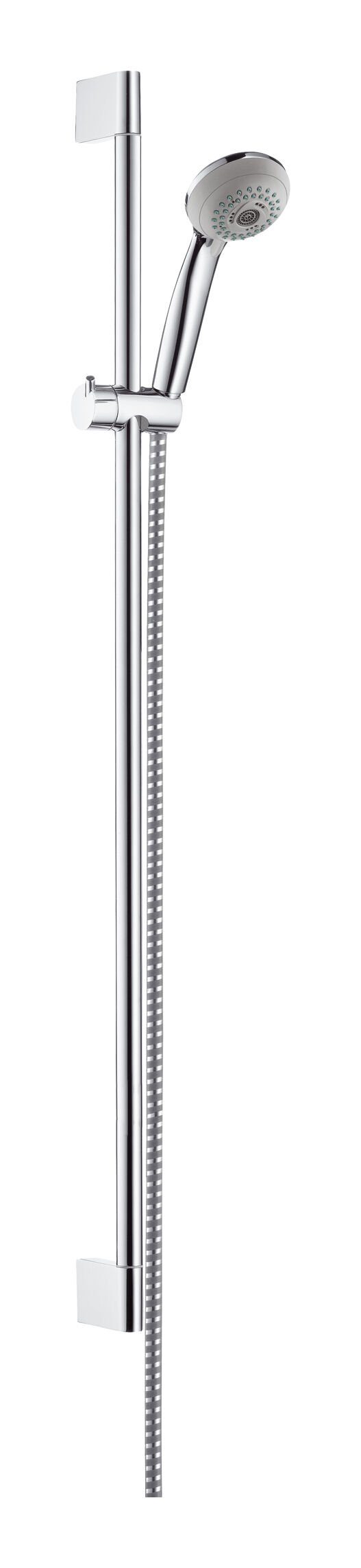 hansgrohe Stangenbrause-Set Crometta / Crometta 85, Höhe 95.9 cm, 3 Strahlart(en), 85 Brauseset 85 Multi mit Brausestange 900 mm - Chrom