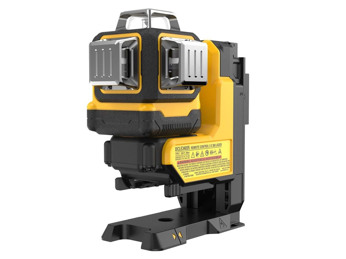 DeWalt Linienlaser mit Fernbedienung Basisv., mit Selbstnivellierung, inkl. Fernbedienung, ohne Akku und Ladegerät