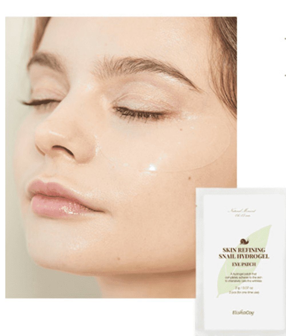 5-tlg. Augenpads gr x Snail Eye Refining (2 Skin Stück), Hydrogel Patch ElishaCoy ElishaCoy 5