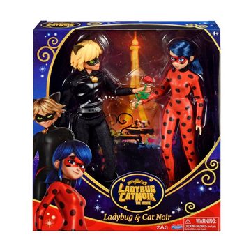 Playmates Toys Anziehpuppe 50198, Puppenset Miraculous Ladybug und Cat Noir Film-Version