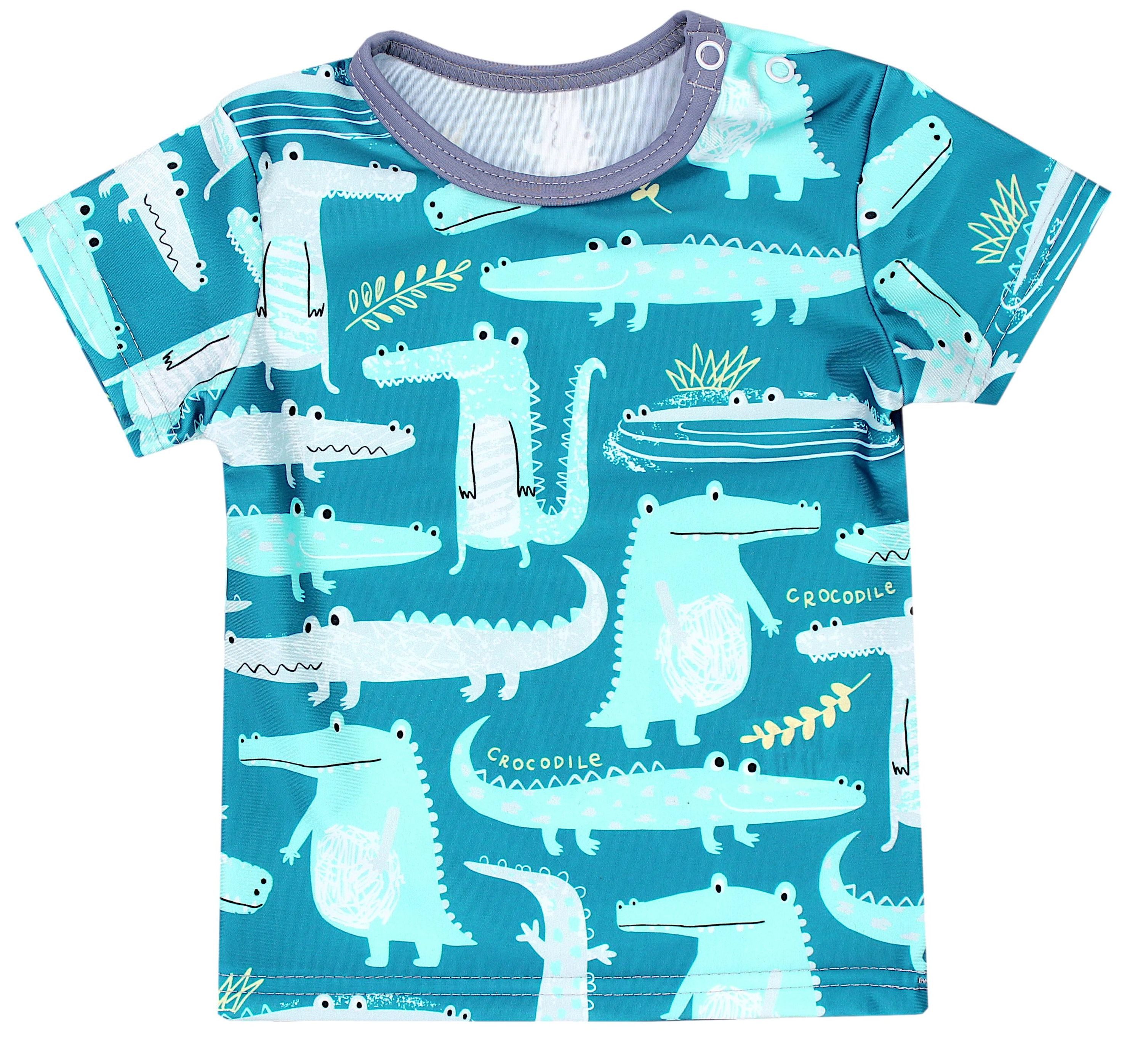 Aquarti Badeanzug Baby Jungen Zweiteiliger Kinder Badeanzug T-Shirt Badehose UV-Schutz