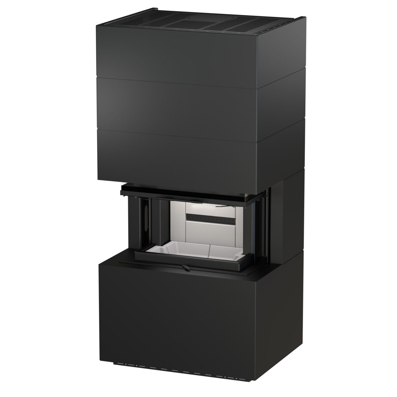 H&M Germany Kaminofen READY Uh 700/250 titan STYLE, 9,5 kW, Zeitbrand