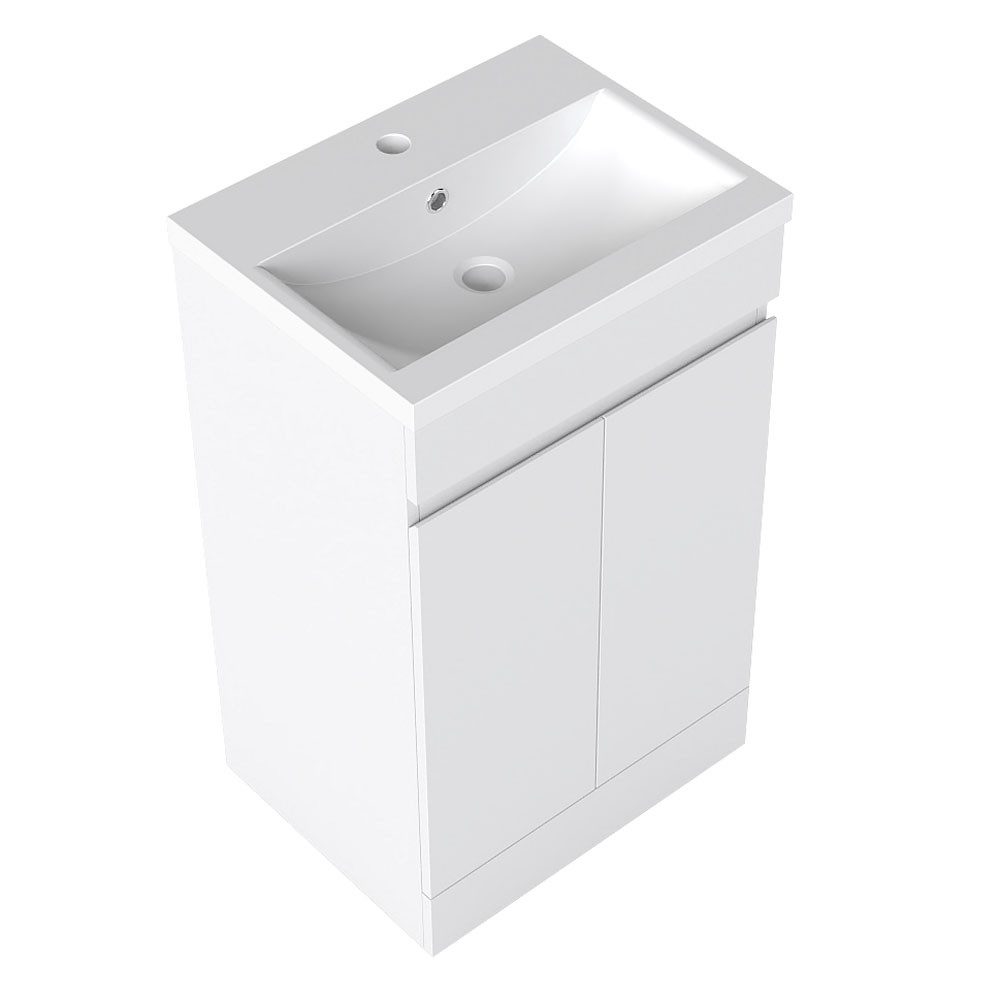 duschspa Waschtisch Badmöbel in 60 cm Standschrank – Bild 2 von 5
