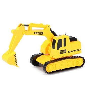 Toi-Toys Spielzeug-Traktor Kipper-Lastwagen und Bagger Baustellenfahrzeuge Spielzeugauto Auto LKW