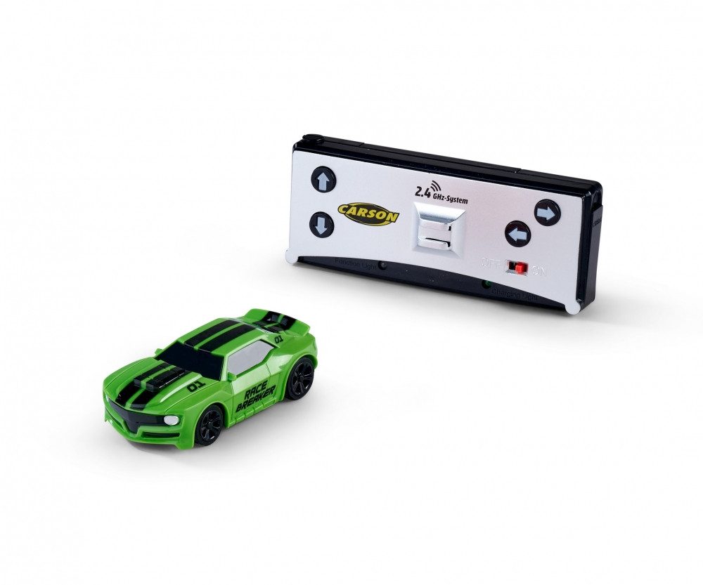 Carson RC Nano Racer Breaker 1:60 2,4GhzHz grün RC-Ladegerät