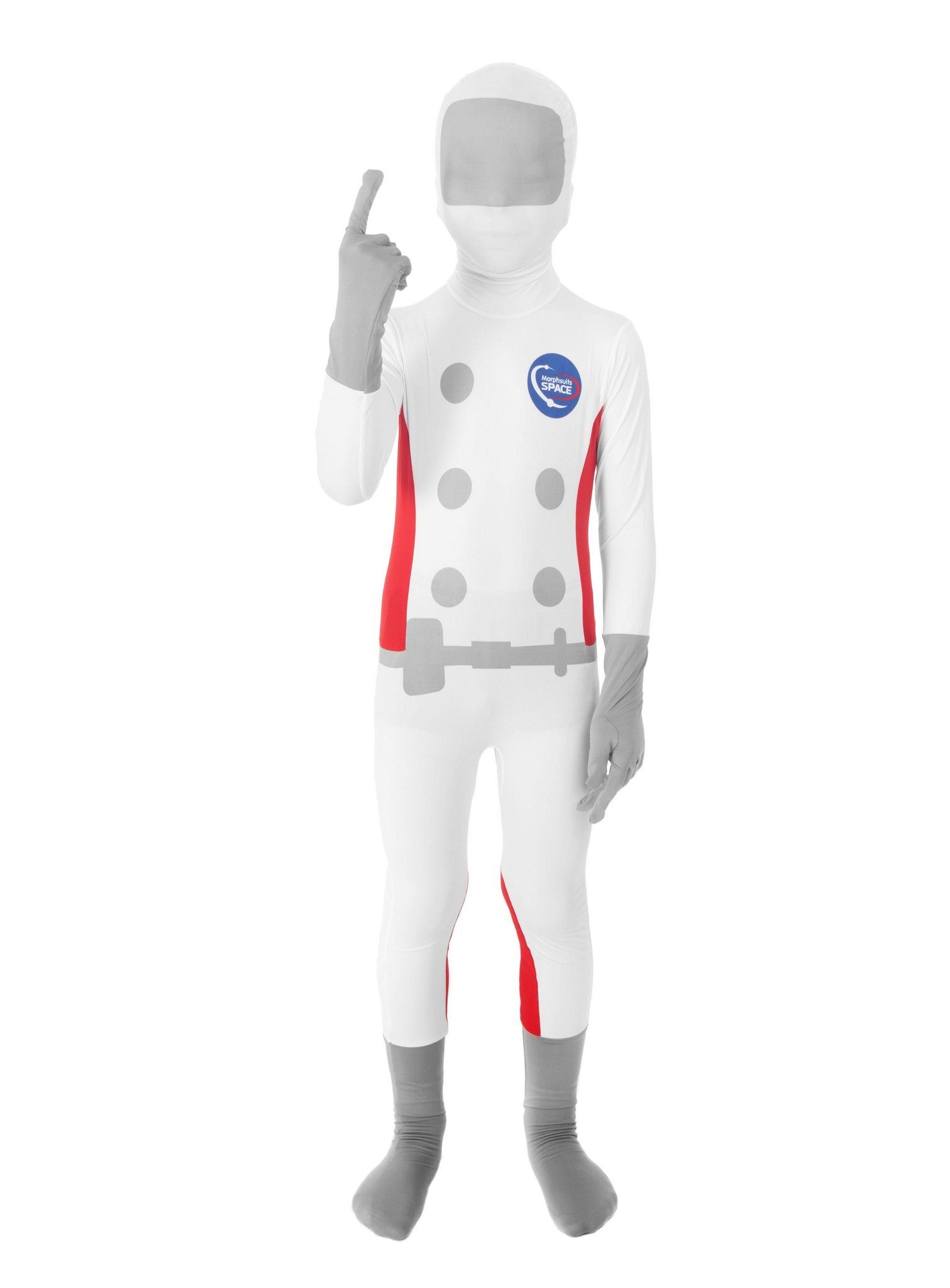 Morphsuits Kostüm Morphsuit Kinder Astronaut, Original Morphsuits für Kids - die komplette Verkleidung für jedes A
