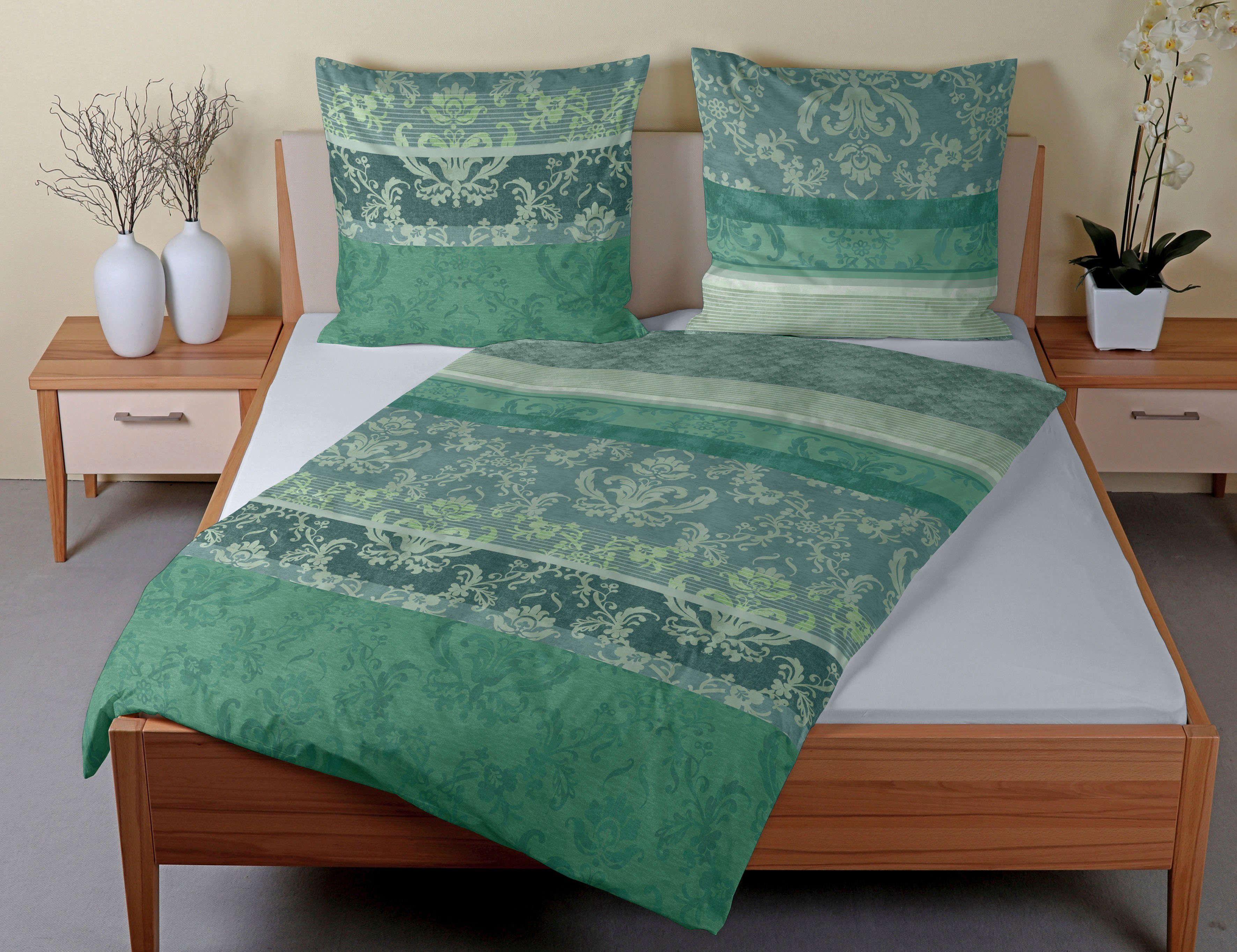 CASATEX Bettwäsche Barock, Biber, 2 teilig, günstig online kaufen