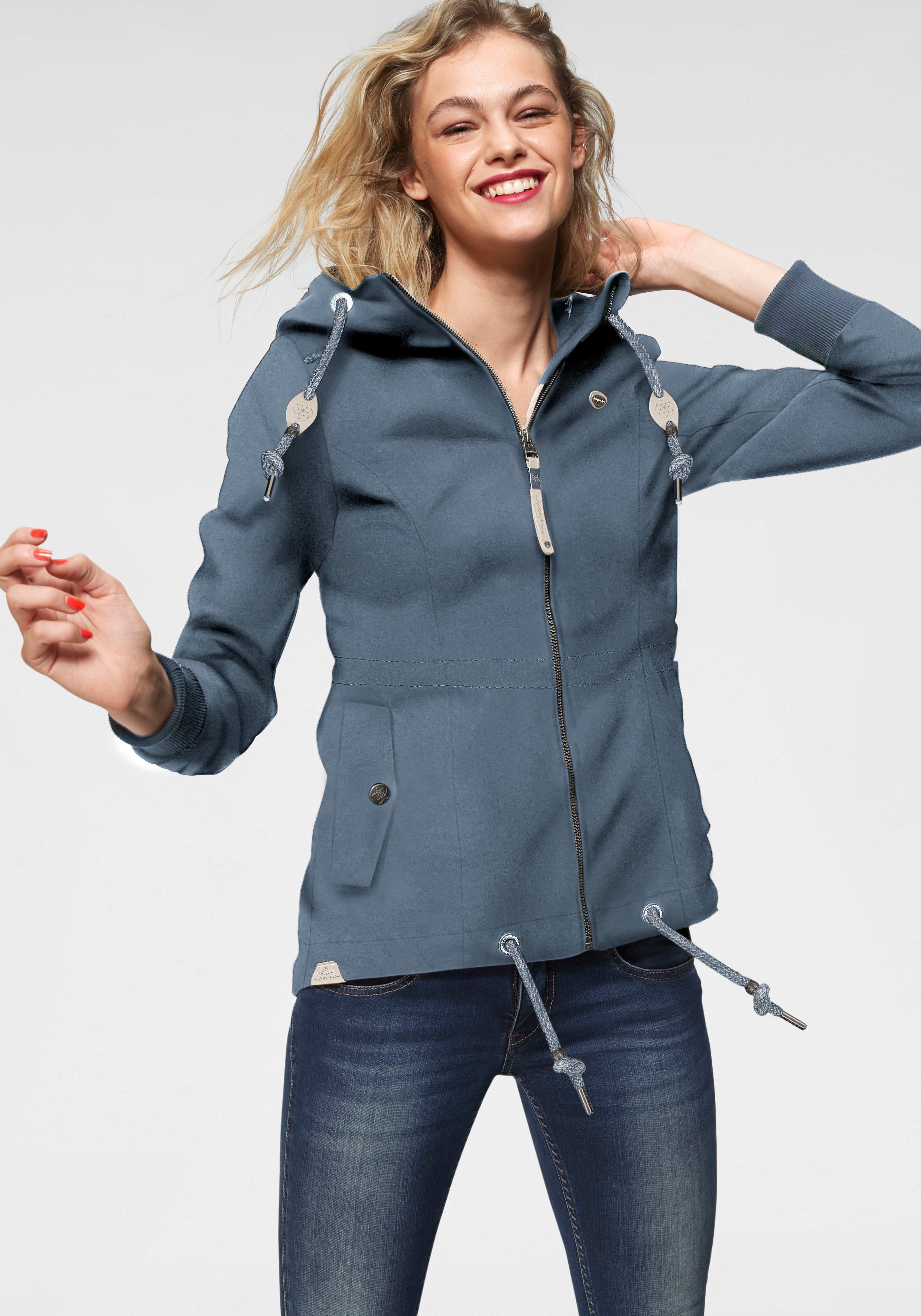 Ragwear Outdoorjacke DANKA Urban Streetwear- Übergangs-Style mit Kapuze