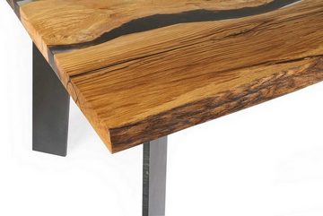 Tischhelden Esstisch Esstisch Eiche UNIKAT Massivholz 240x100*76 cm