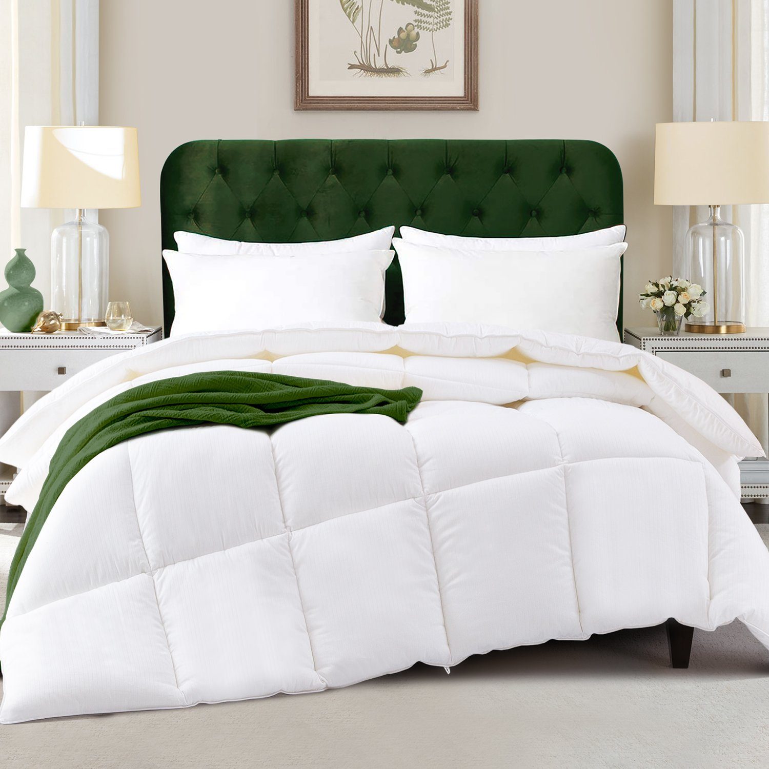 Elemuse Microfaserbettdecke Bettdecken 135x200 cm, 155x220 cm, 200x200 cm, günstig online kaufen