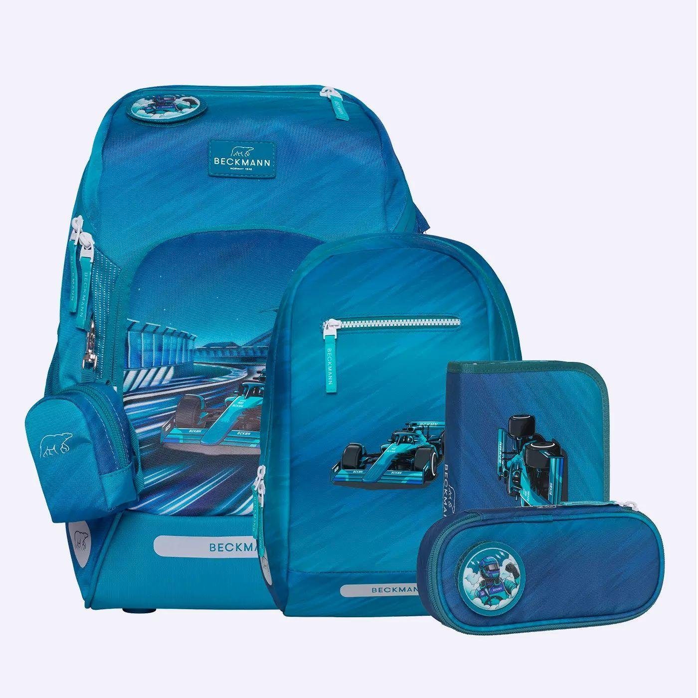 Beckmann Schulrucksack Beckmann Active FLX Racing Set 6-teilig Ранцы