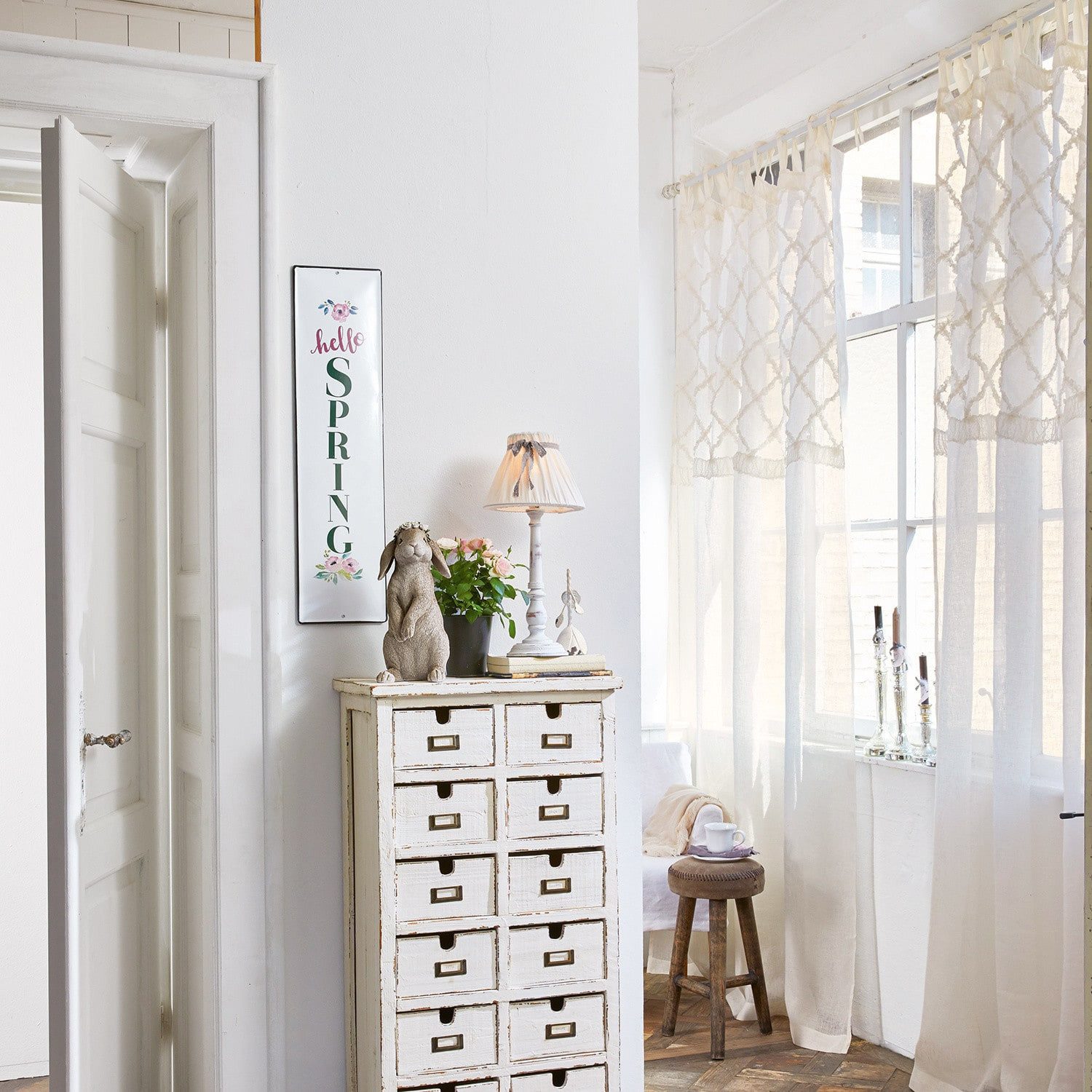Mirabeau Vorhang Gardine Mistry creme