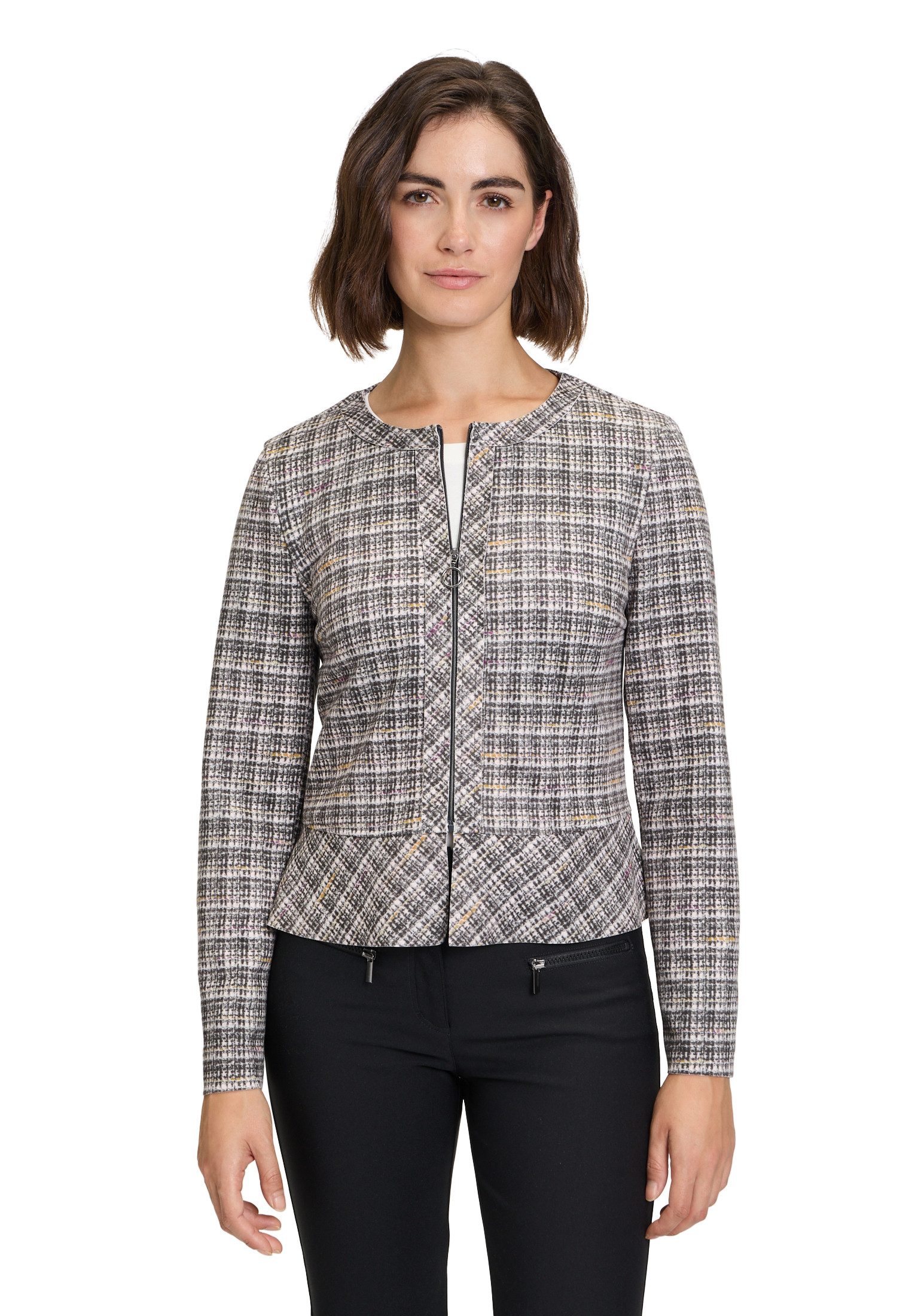 Jackenblazer Betty Barclay Kurzblazer mit Reißverschluss