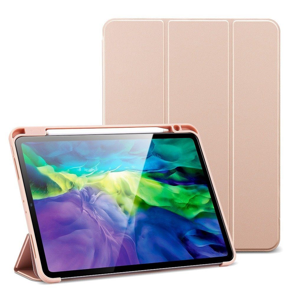 ESR Tablet-Hülle ESR Magnetische Bleistift Tablet Hülle Tasche für iPad Pro  12,9" 2018 / 2020 Etui Faltbar Smart Sleep Funktion Schutzhülle 12,9