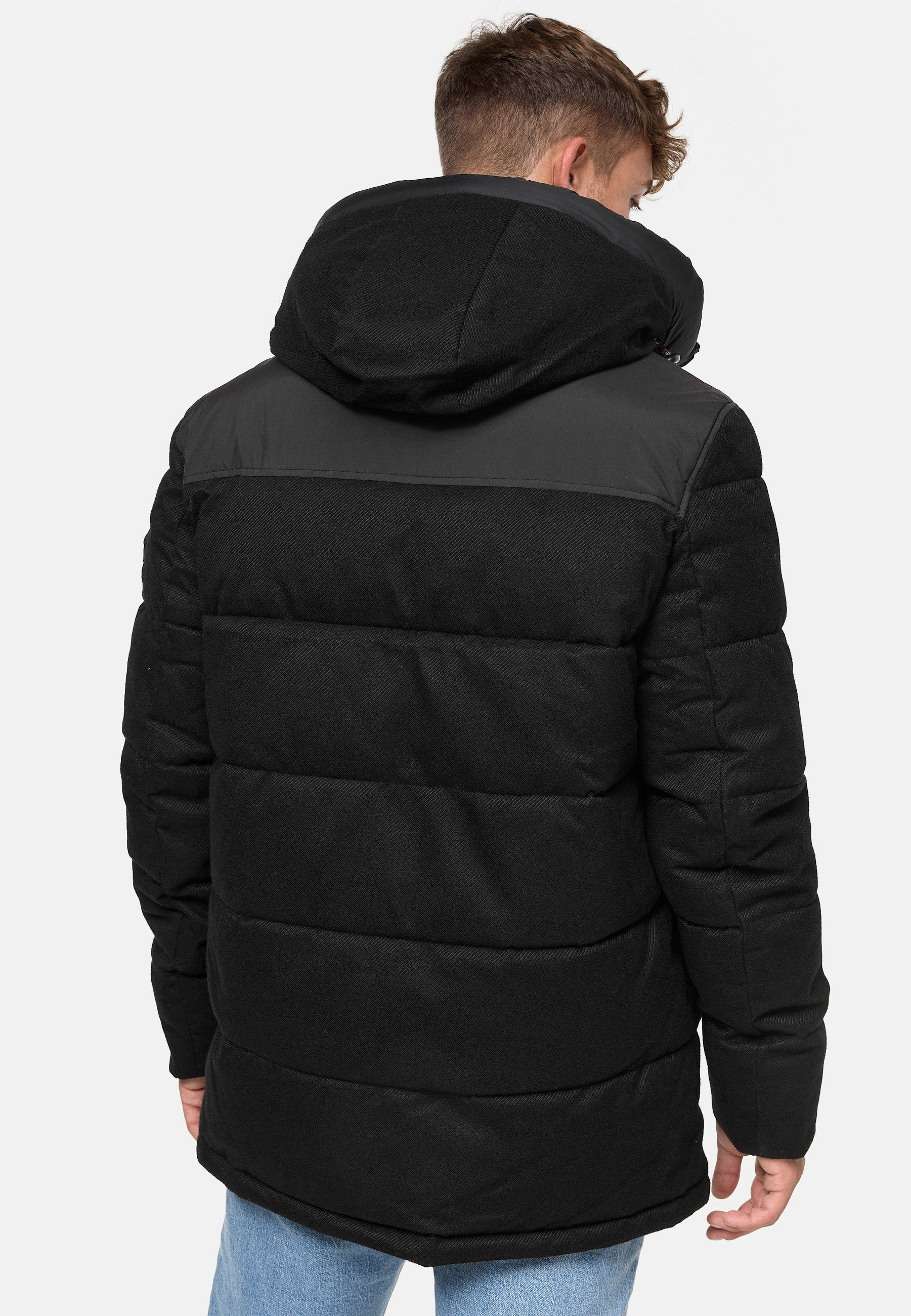 INDICODE Winterjacke Herren Krem Jacke Winter Herrenjacke – Bild 5 von 5