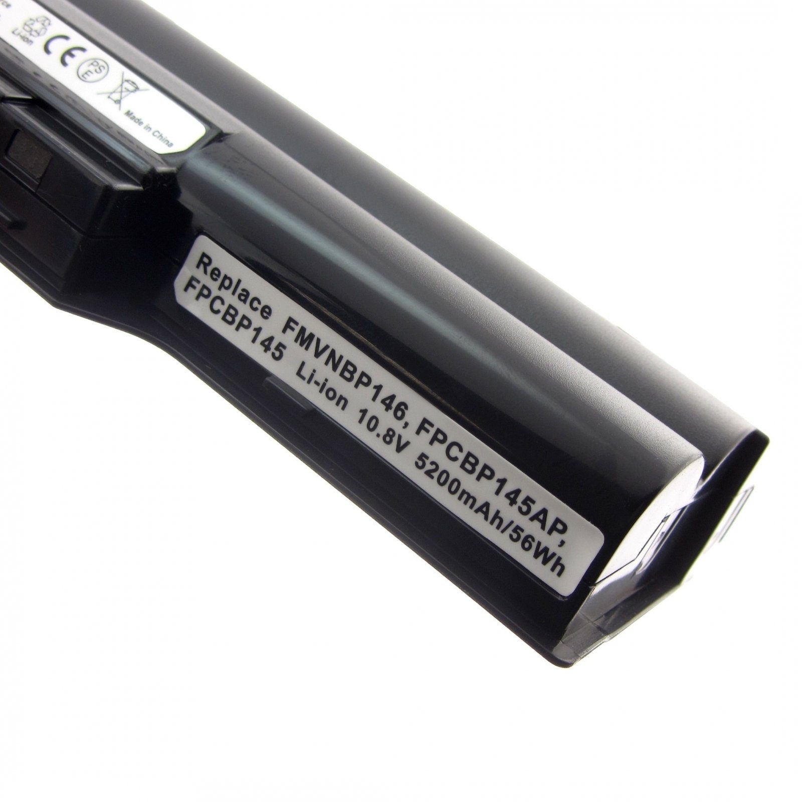 5200mAh (LiIon) S710 Lithium-Ionen MTXtec 6 Laptop-Akku, Zellen, LiIon, 56 10.8V, Wh, FUJITSU für LifeBook Akku