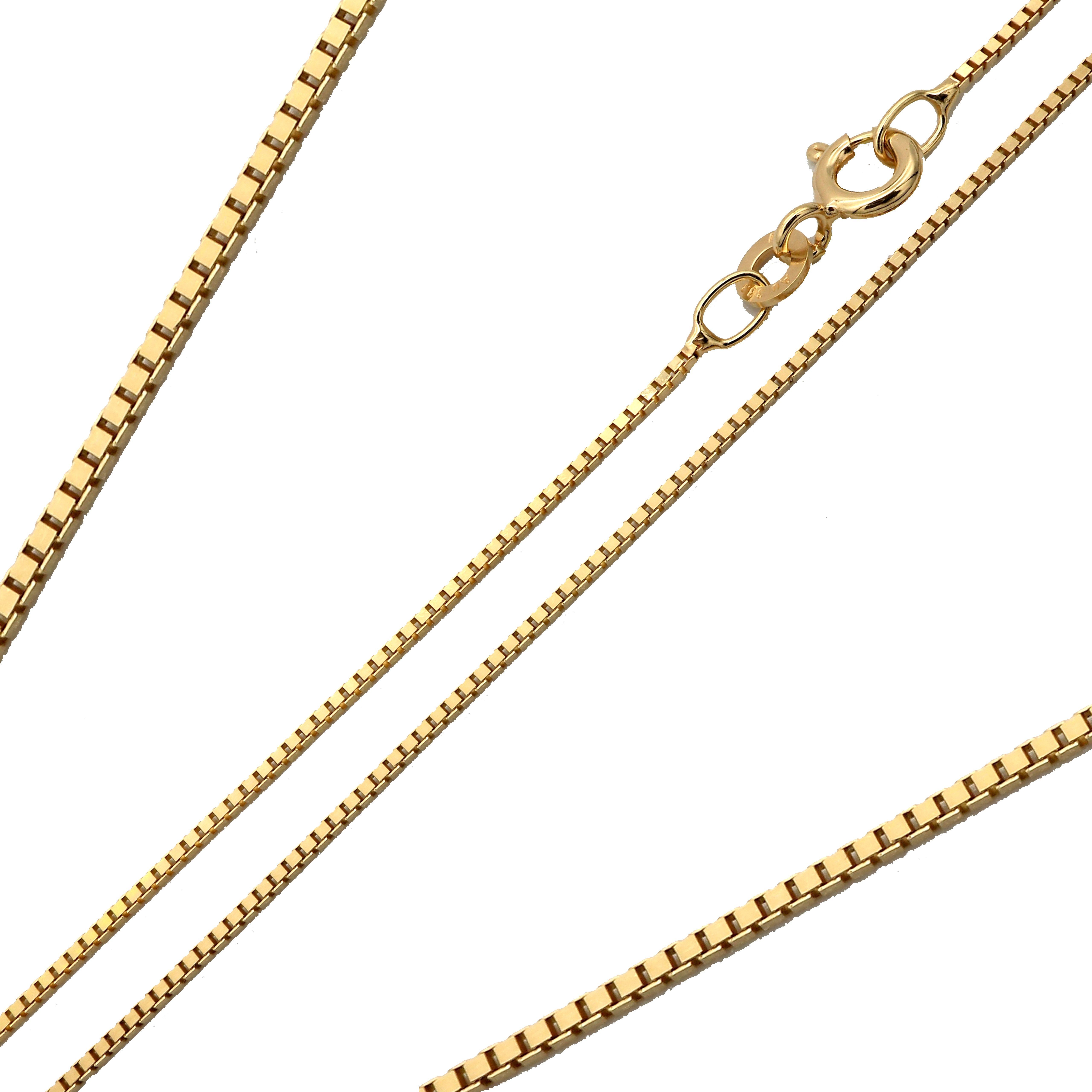 Collier Venezianerkette 333 8Karat Gold 0,80mm 42 - 60cm Halskette