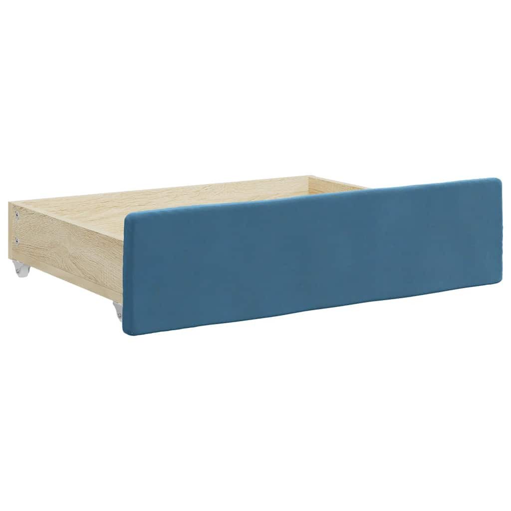 vidaXL Bettschubkasten Bettschubladen 2 Stk. Blau günstig online kaufen