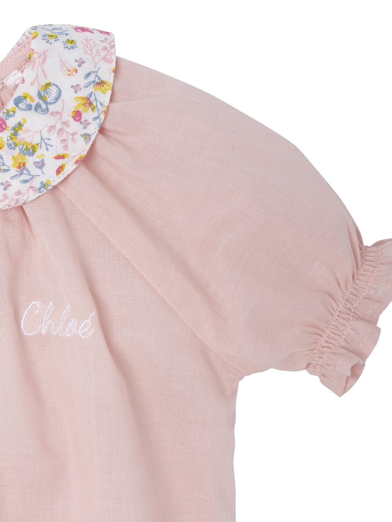 vertbaudet Shorts Baby-Set: T-Shirt & Shorts Set, 2-teilig mit Blumenprint