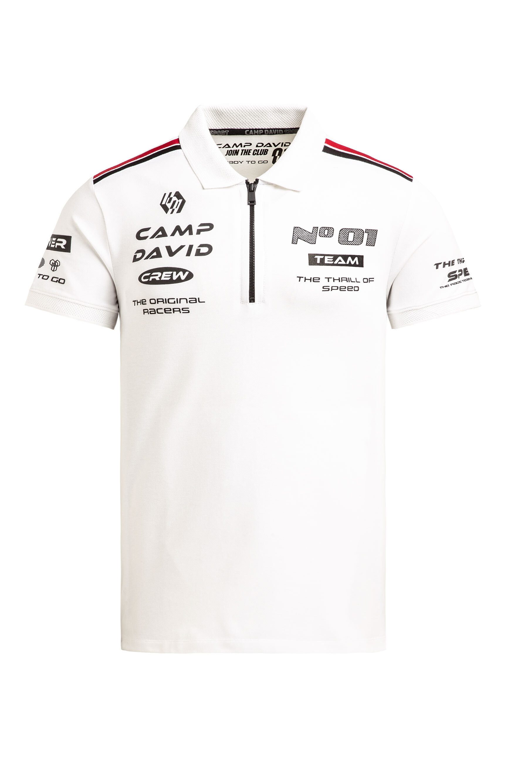 CAMP DAVID Poloshirt mit Baumwolle günstig online kaufen