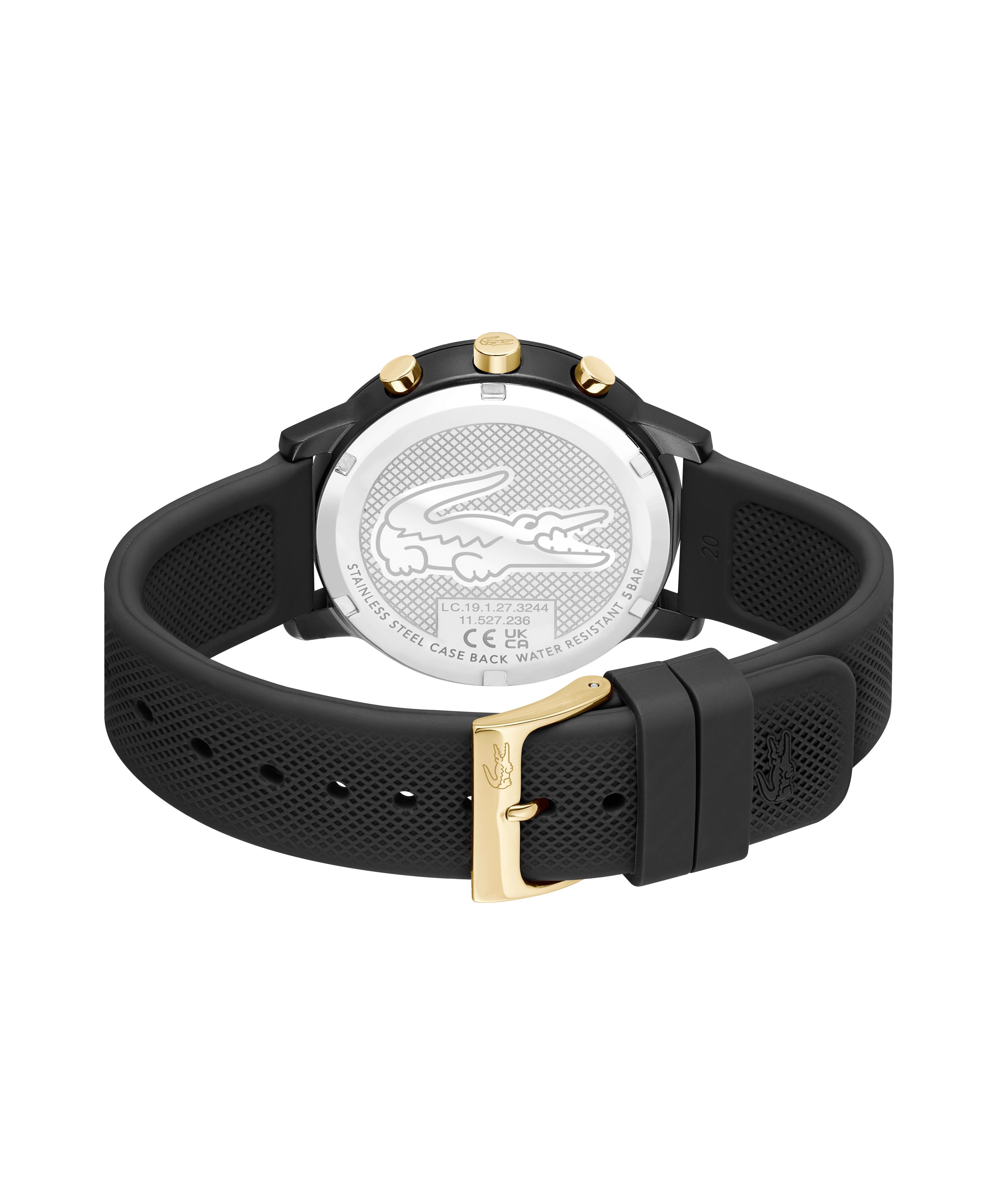 Lacoste Multifunktionsuhr LACOSTE.12.12 MOVE MULTI 2011469, Quarzuhr, Armbanduhr, Herrenuhr, Silikonarmband, analog