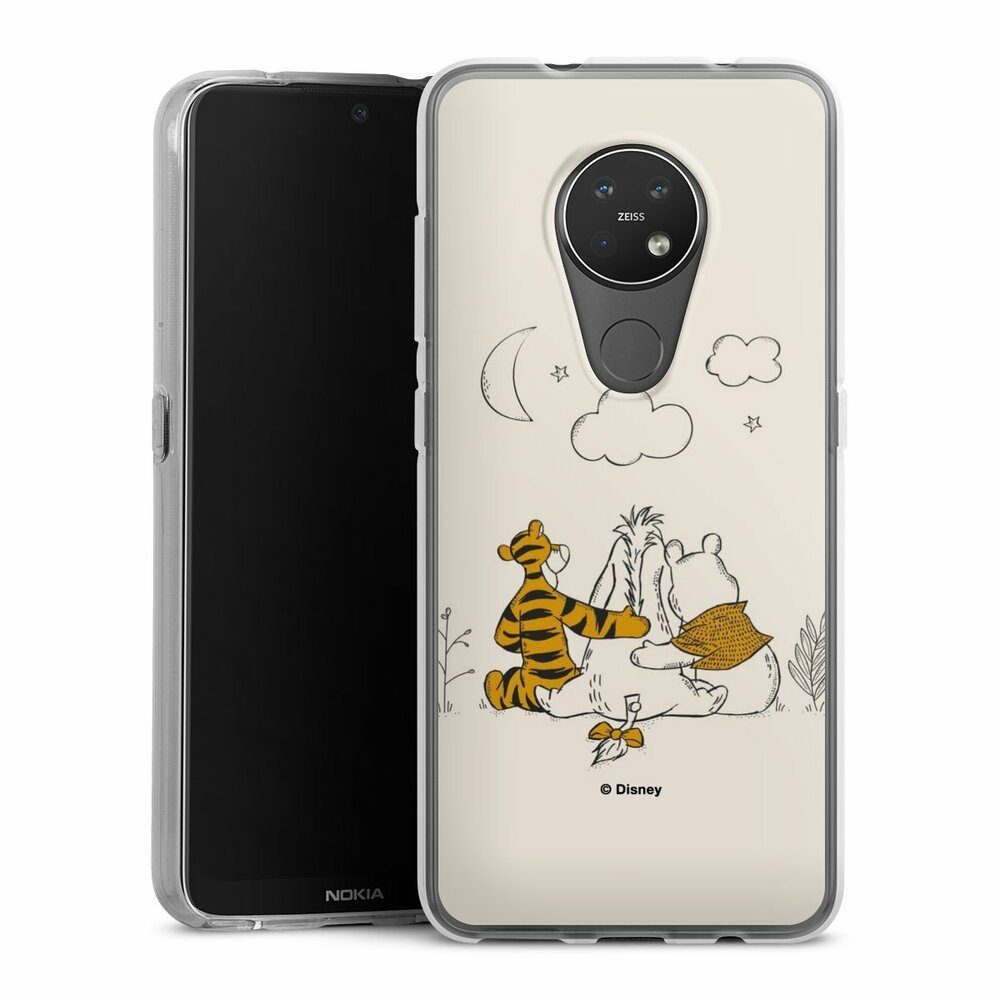 DeinDesign Handyhülle Winnie Puuh Offizielles Lizenzprodukt Disney Best  Friends in Nature, Nokia 6.2 Silikon Hülle Bumper Case Handy Schutzhülle  Smartphone Cover