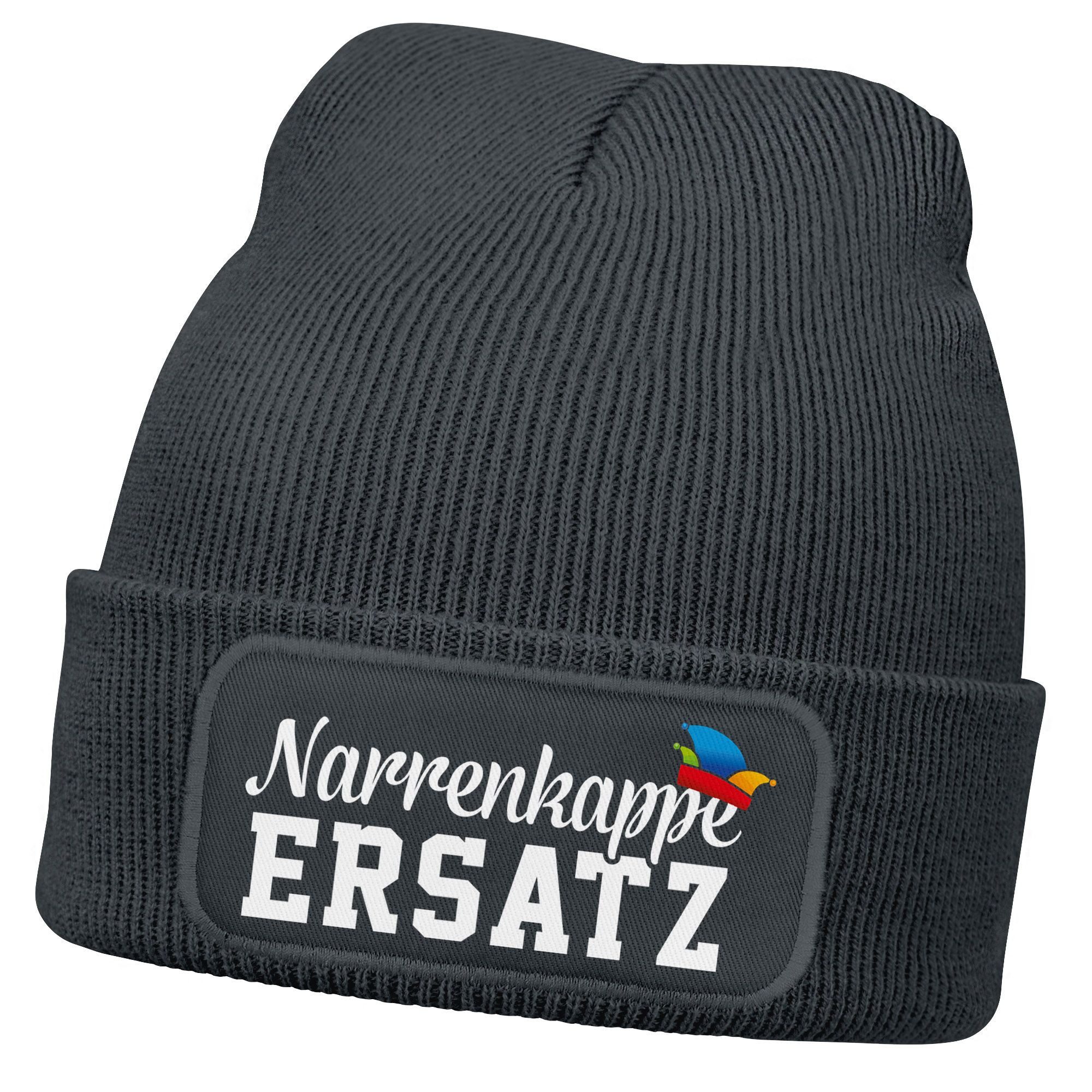 Narrenkappe dunkelgrau