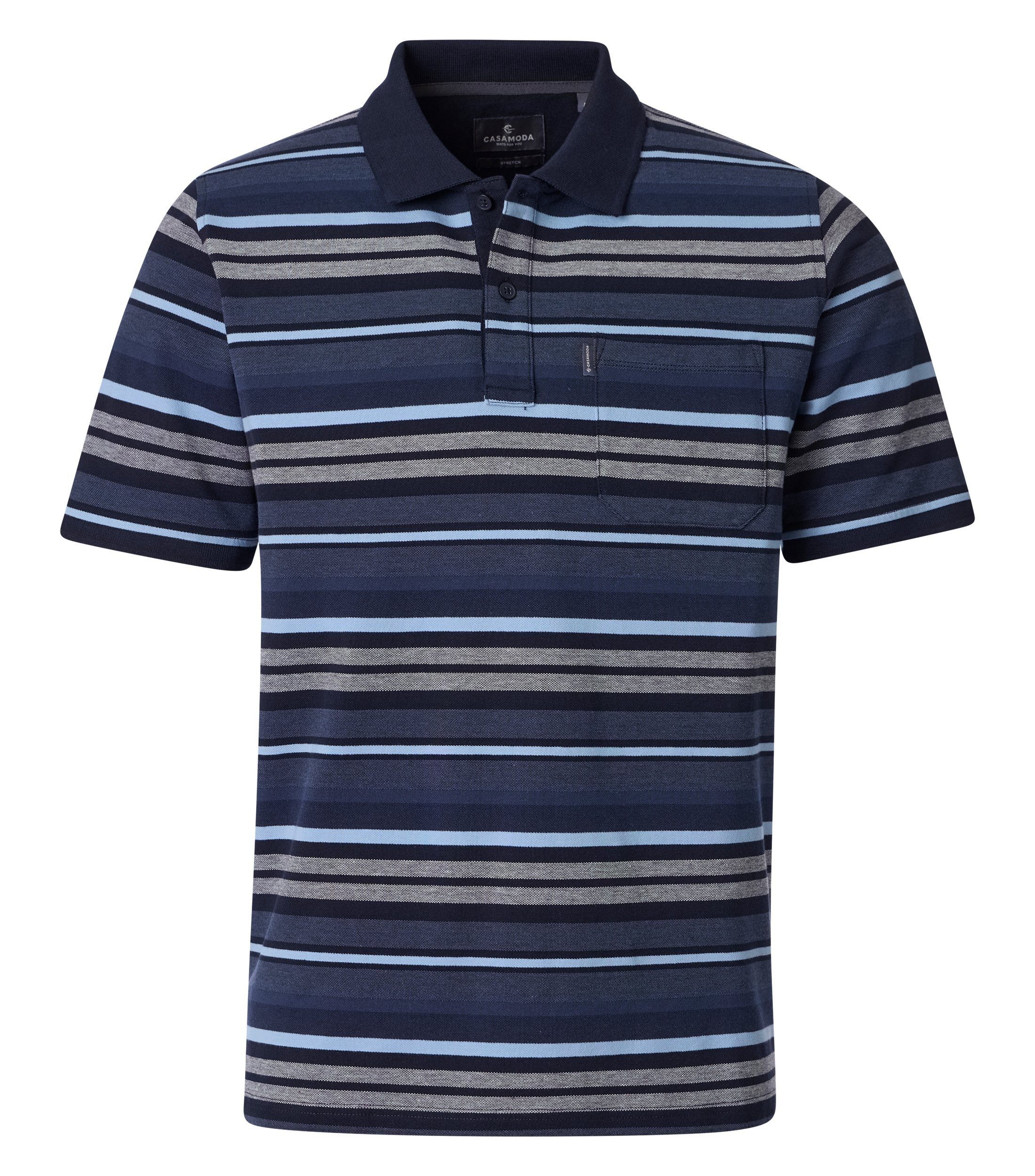CASAMODA Poloshirt CASAMODA Polo-Shirt gestreift