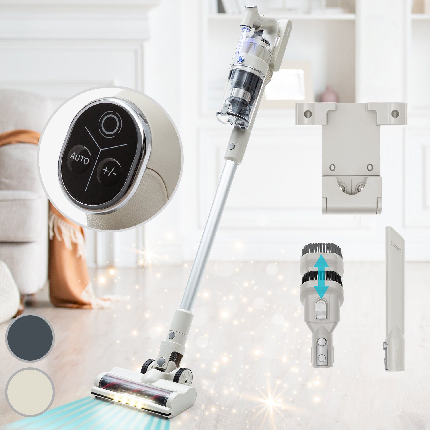 Klarstein Akku-Hand-und Stielstaubsauger LARMA Пылесосы, 300 W, beutellos