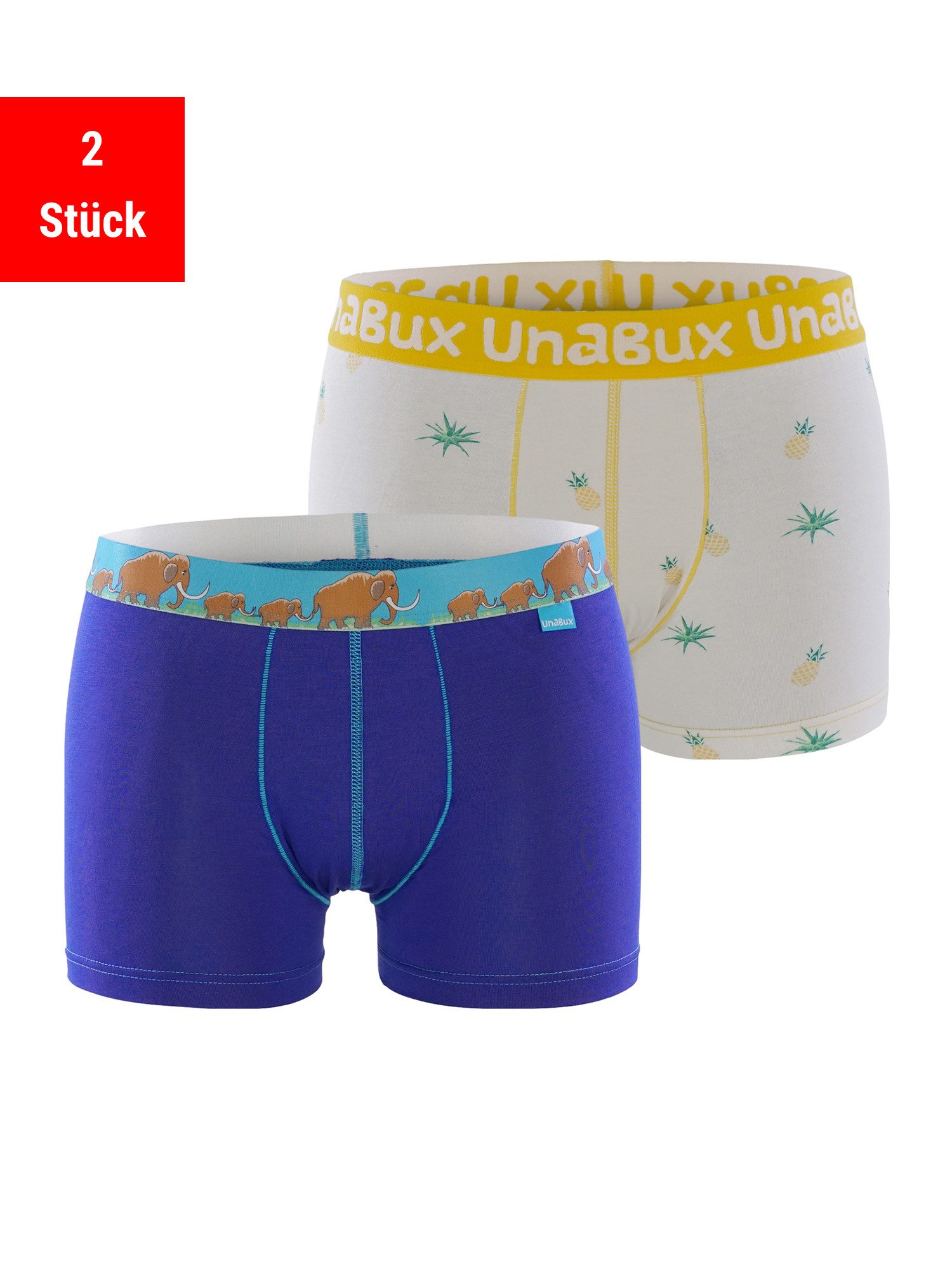 UnaBux Retro Pants Boxer Briefs MAMOUTH HIKE / FIVE FINGERS (2-St)