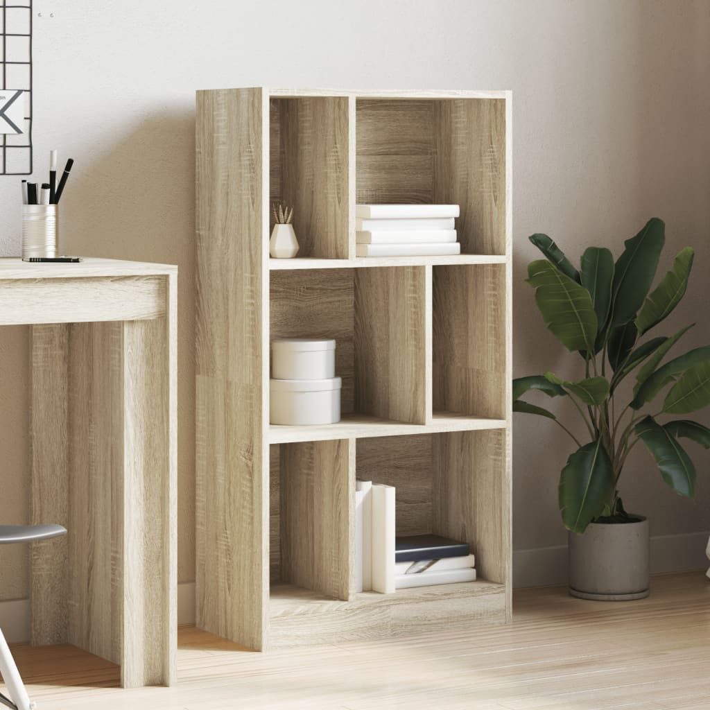 vidaXL Bücherregal Bücherregal Sonoma-Eiche 57x28,5x107,5 cm günstig online kaufen