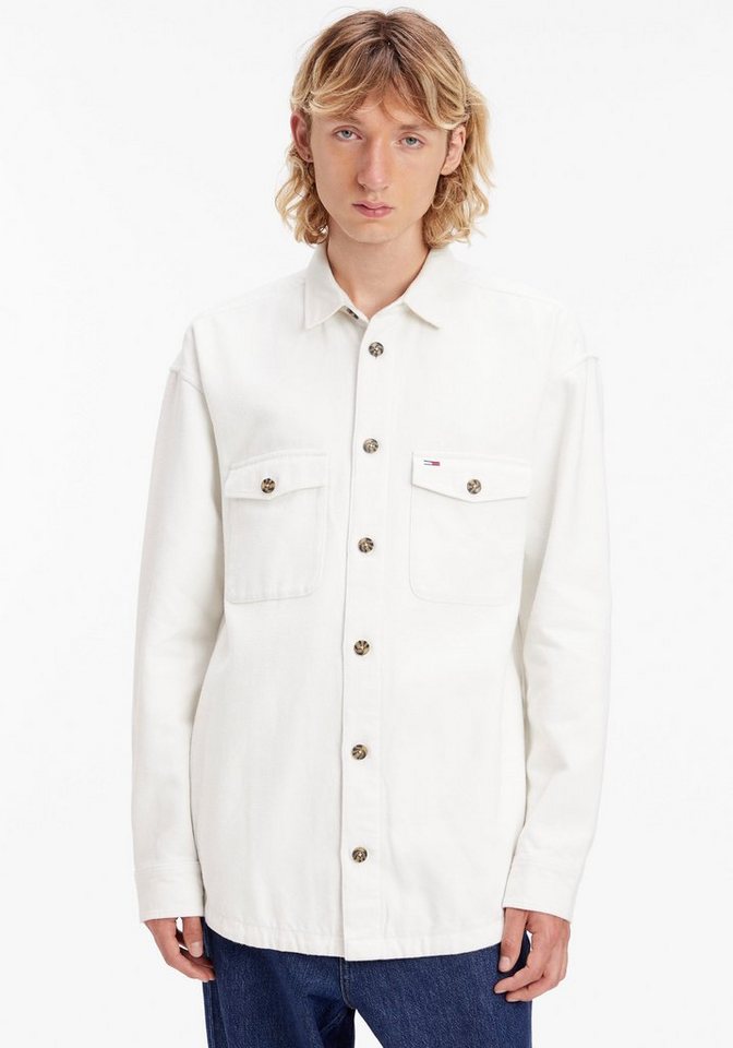 Tommy Jeans Langarmhemd TJM SOFT CASUAL OVERSHIRT