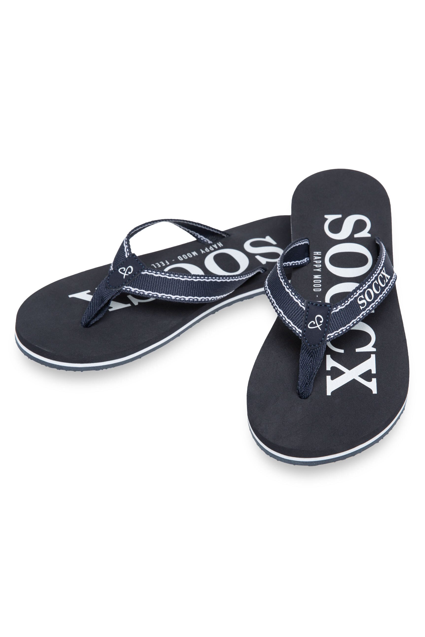 SOCCX Zehentrenner mit Logo-Applikation