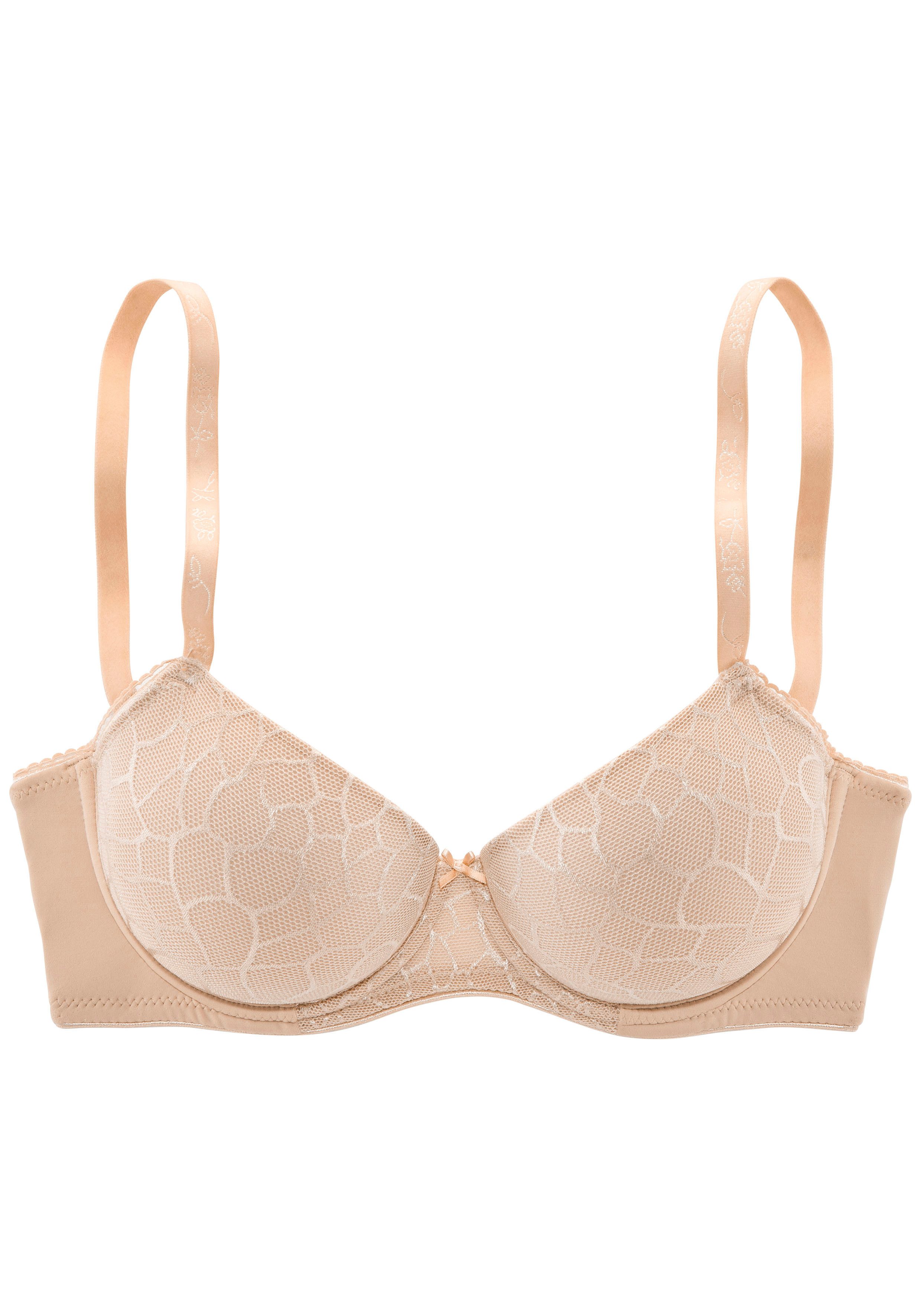 LASCANA Schalen-BH Chiara mit graphischem Netz-Muster, Dessous – ideal für große Größen – Bild 2 von 5
