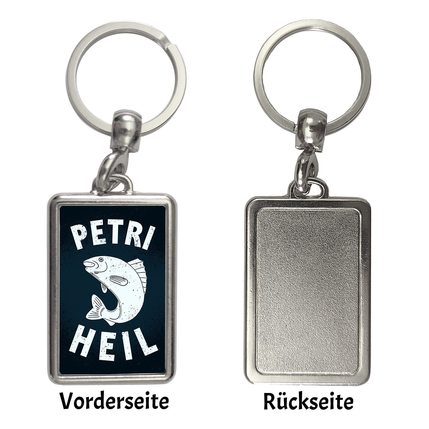 speecheese Schlüsselanhänger Petri Heil Fisch Schlüsselanhänger günstig online kaufen