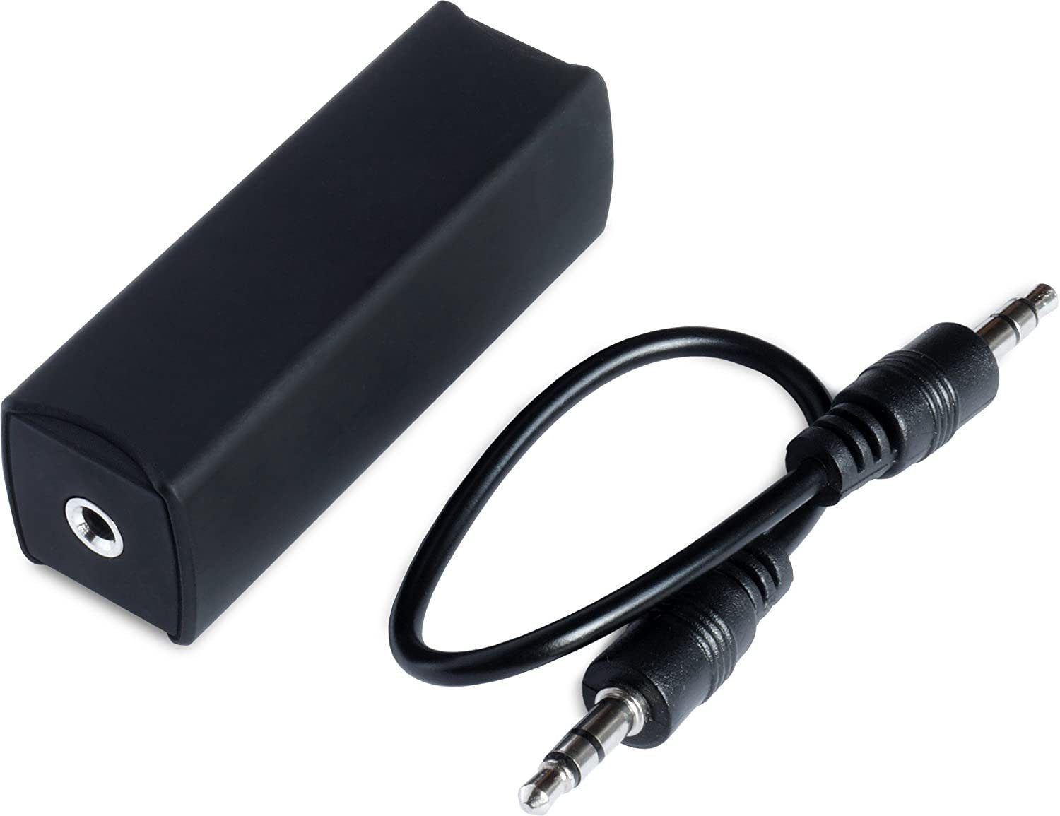 FeinTech ATG00101 Audio Masse-Trennglied Mantelstrom-Filter Audio-Adapter 3,5-mm-Klinke zu 3,5-mm-Klinke – Bild 5 von 5