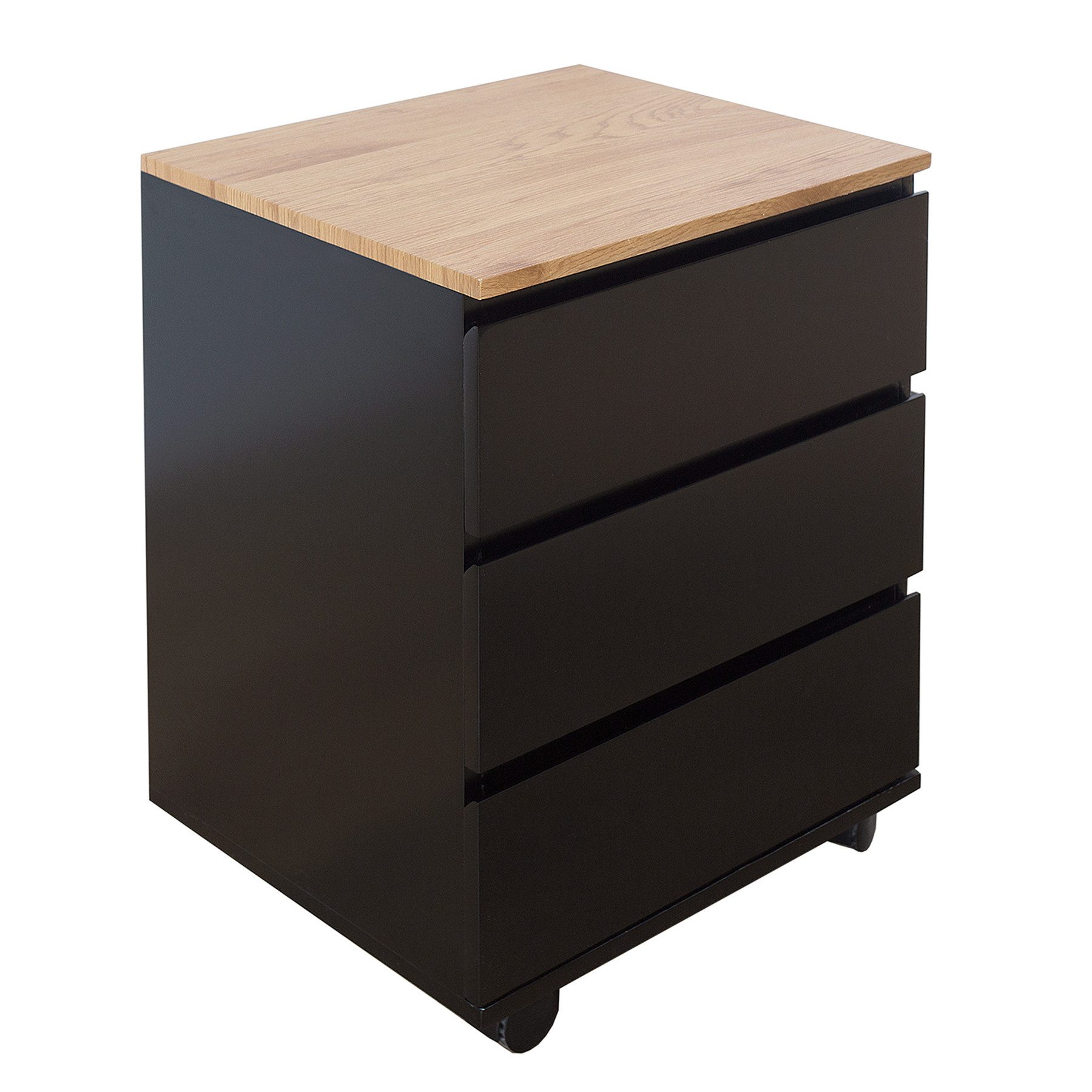 riess-ambiente Rollcontainer BIG DEAL 46cm schwarz günstig online kaufen