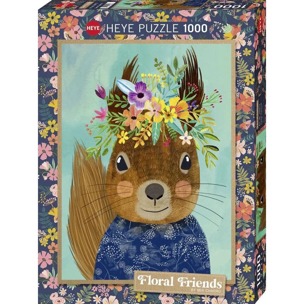HEYE Puzzle Sweet Squirrel Puzzle 1000 Teile, 1000 Puzzleteile