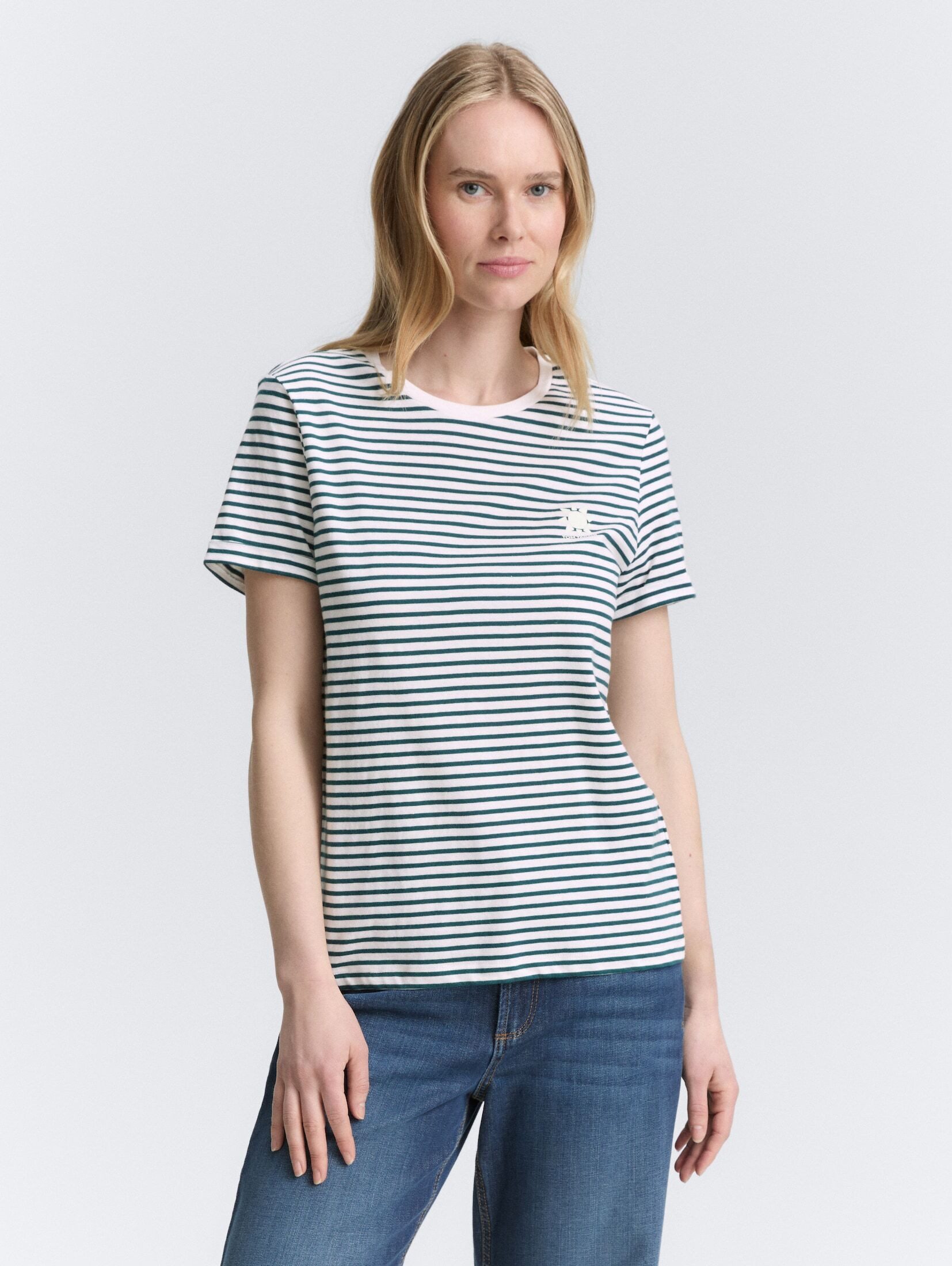 TOM TAILOR T-Shirt T-Shirt mit Streifenmuster günstig online kaufen