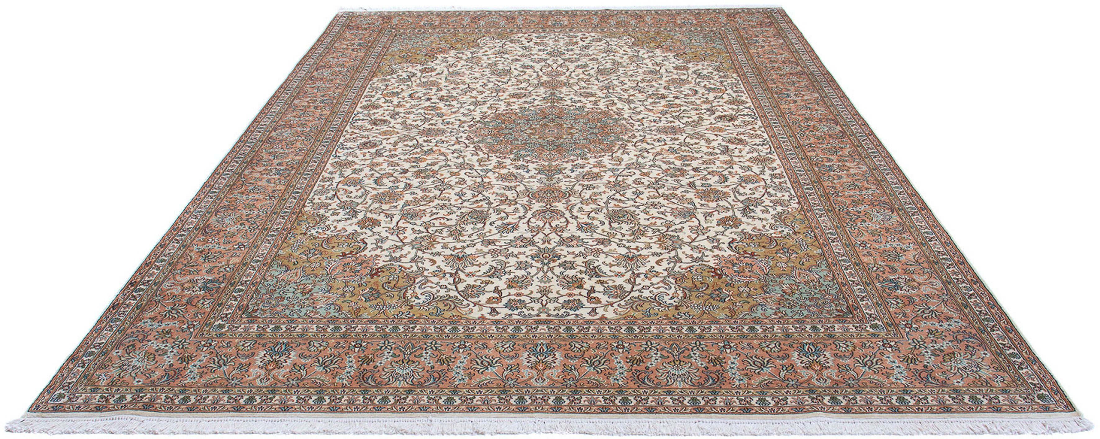 Orientteppich Perser - Classic - 304 x 216 cm - beige, morgenland, rechteckig, Höhe: 10 mm, Wohnzimmer, Handgeknüpft, Einzelstück mit Zertifikat