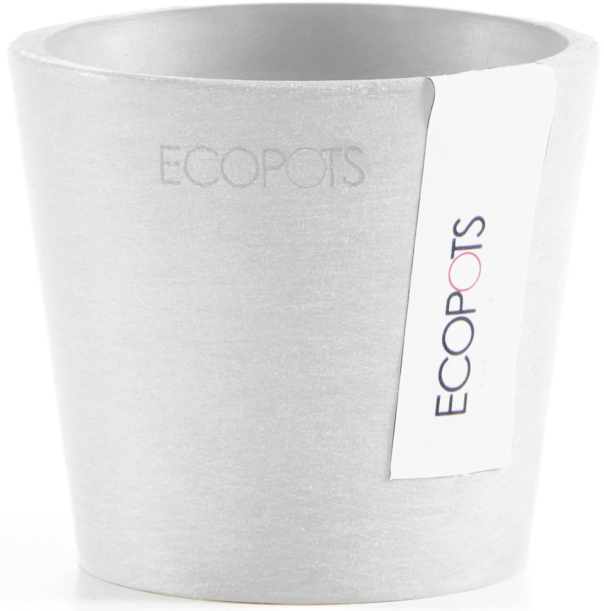 ECOPOTS Blumentopf Amsterdam Mini 8 Weiß, für den Innenbereich günstig online kaufen