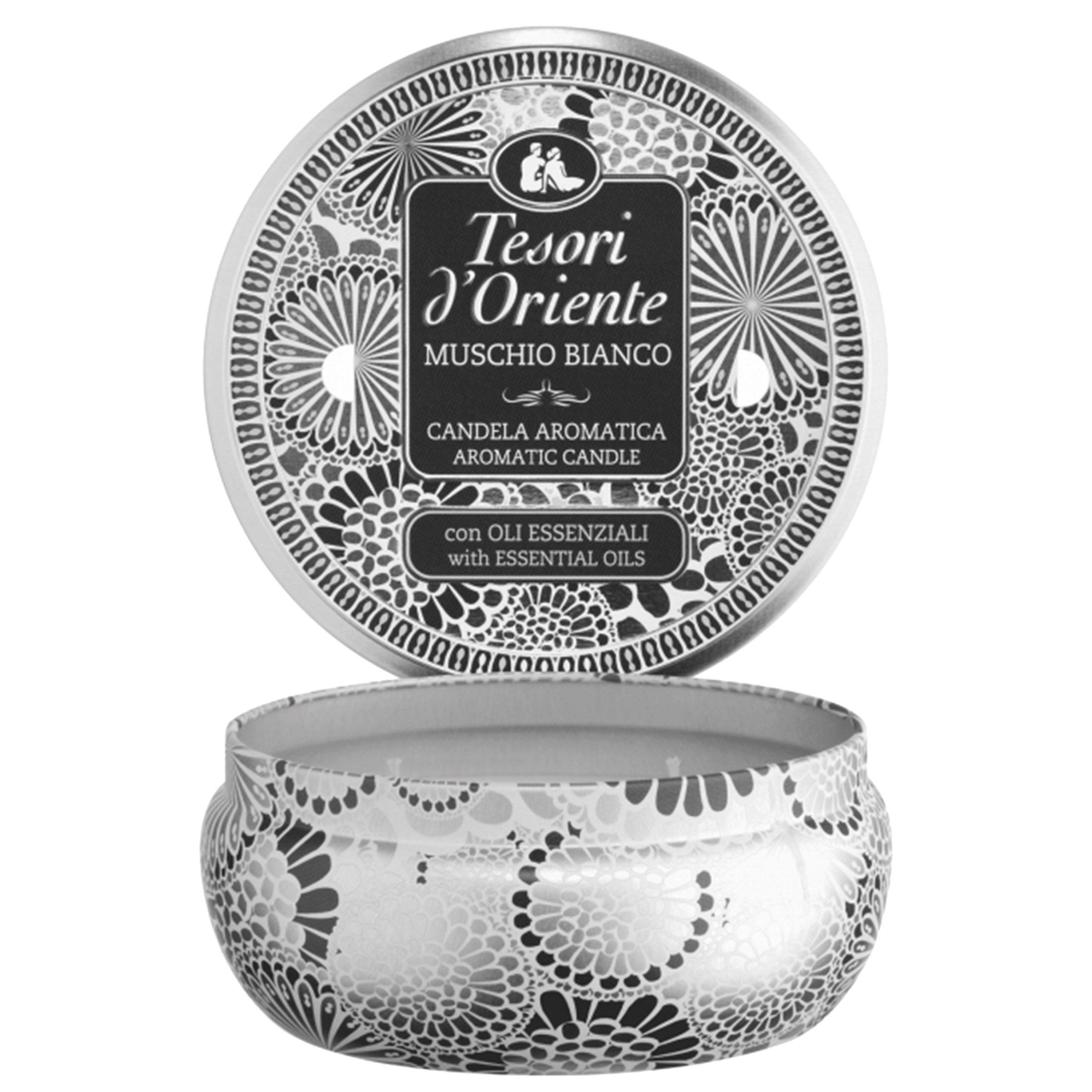 Tesori d´Oriente Duftkerze Tesori d'Oriente Muschio Bianco Duftkerze, 200g, 1 Stück