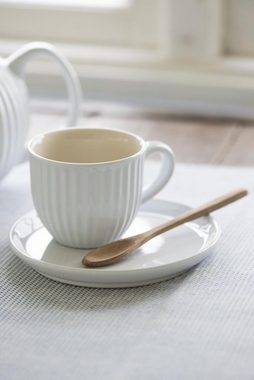 Ib Laursen Espressotasse Mynte, Keramik, Weiß H:7cm D:14cm Keramik