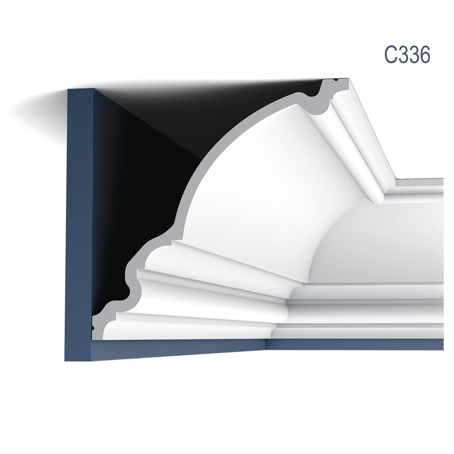 Orac Decor Deckenleiste C336 Decken Eckleiste Stuckleiste Stuck Dekor Zierprofil 2 m, kleben, Purotouch®, 1-St., 1 x Stuckleiste, Eckleiste Stuckleiste Profilleiste 2 Meter